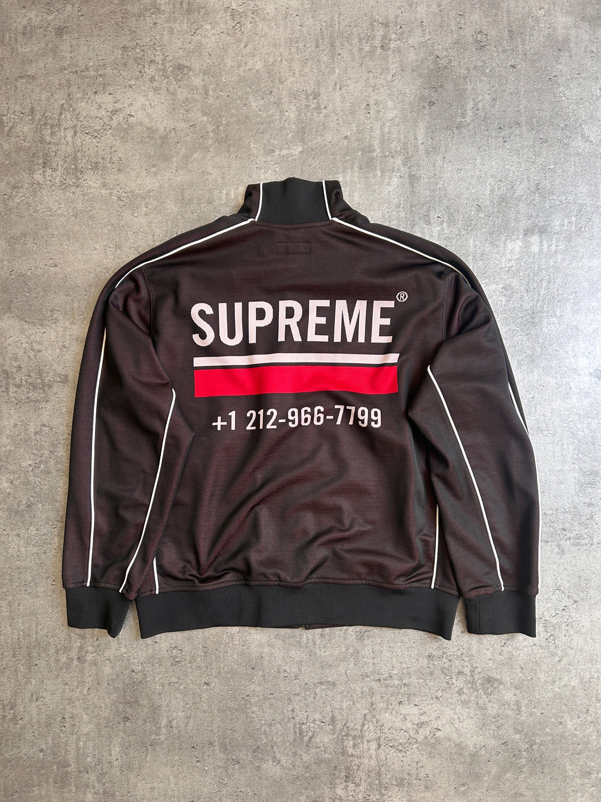 SUPREME PHONE NUMBER TRACKJACKET (L)
