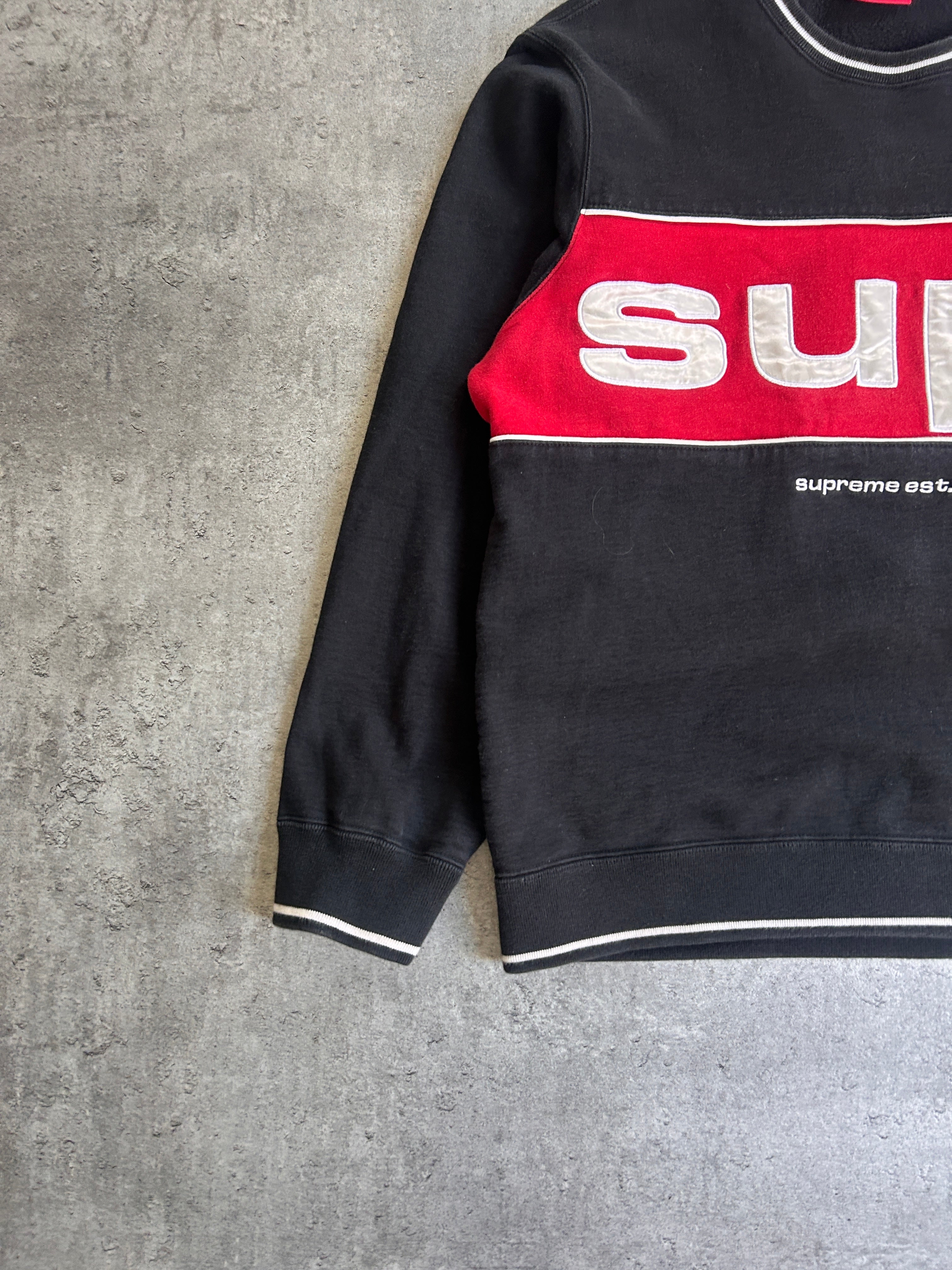 SUPREME PIPING CREWNECK (L) – Kicksweep