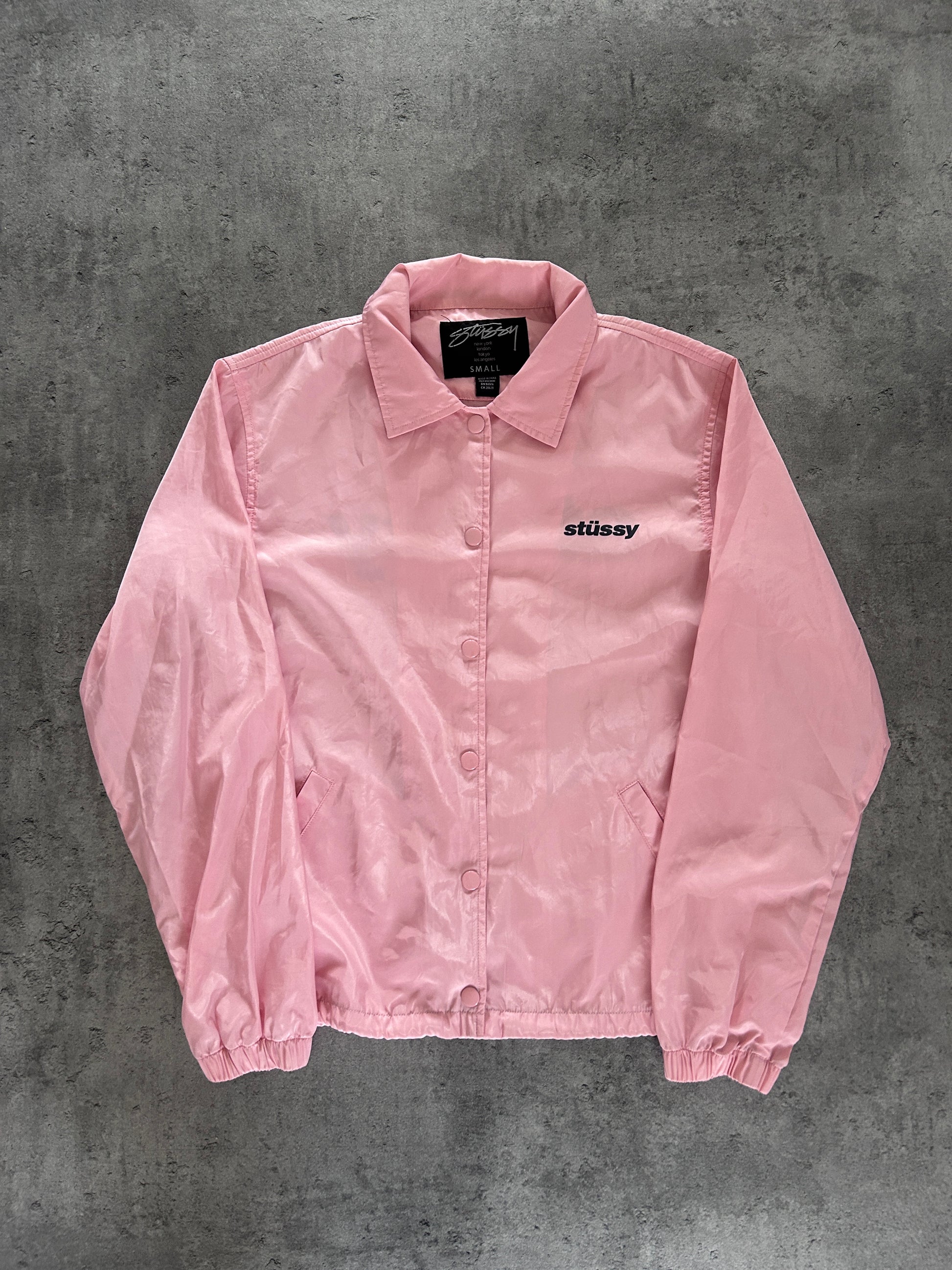 STÜSSY PINK COACH JACKET (S WMNS)