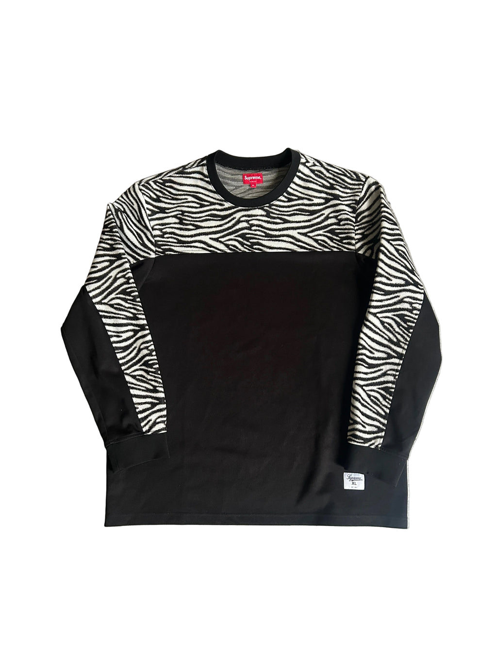 SUPREME ZEBRA LS JERSEY FW2019 (XL)