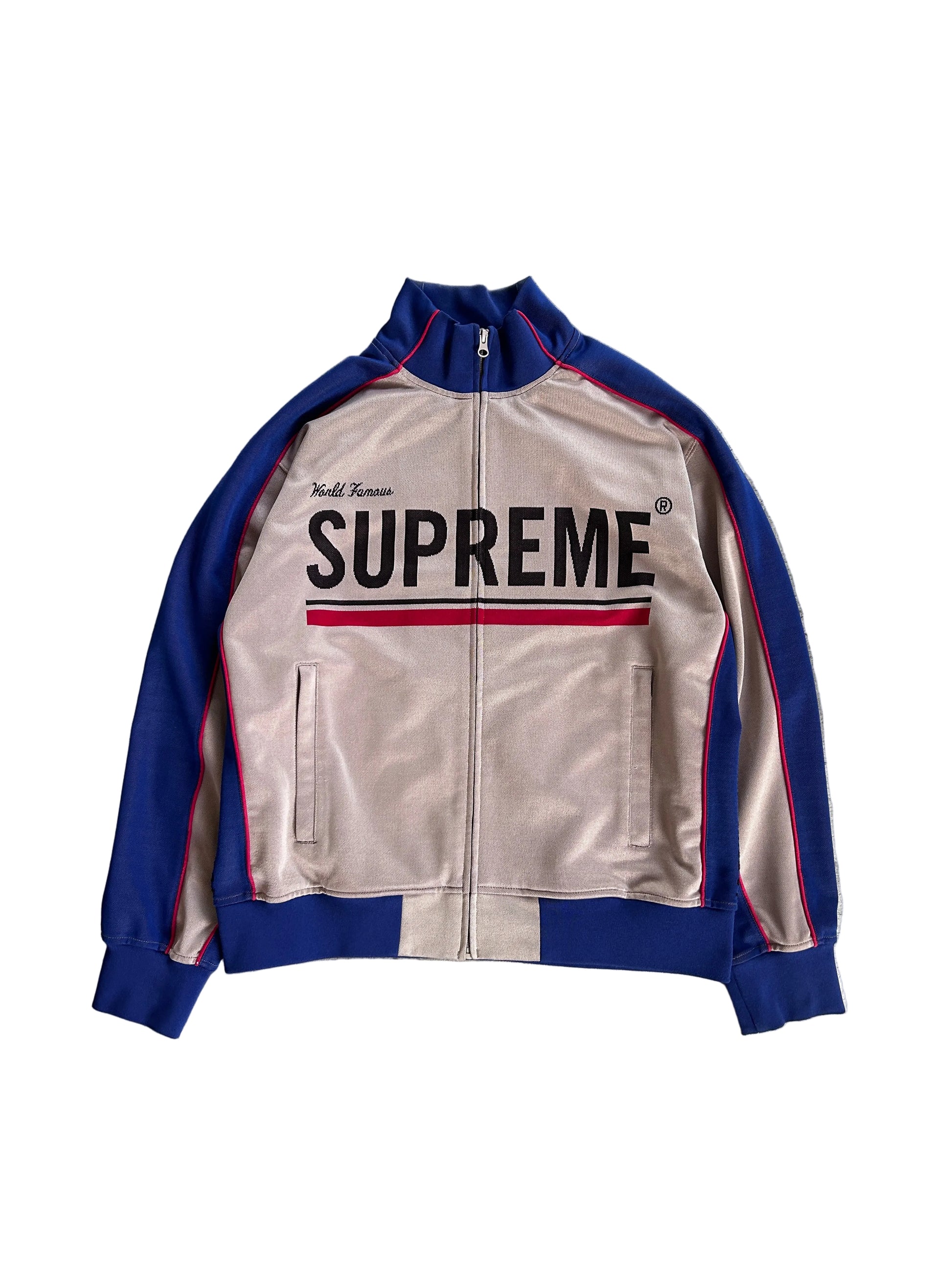 SUPREME PHONE NUMBER TRACK JACKET (L)