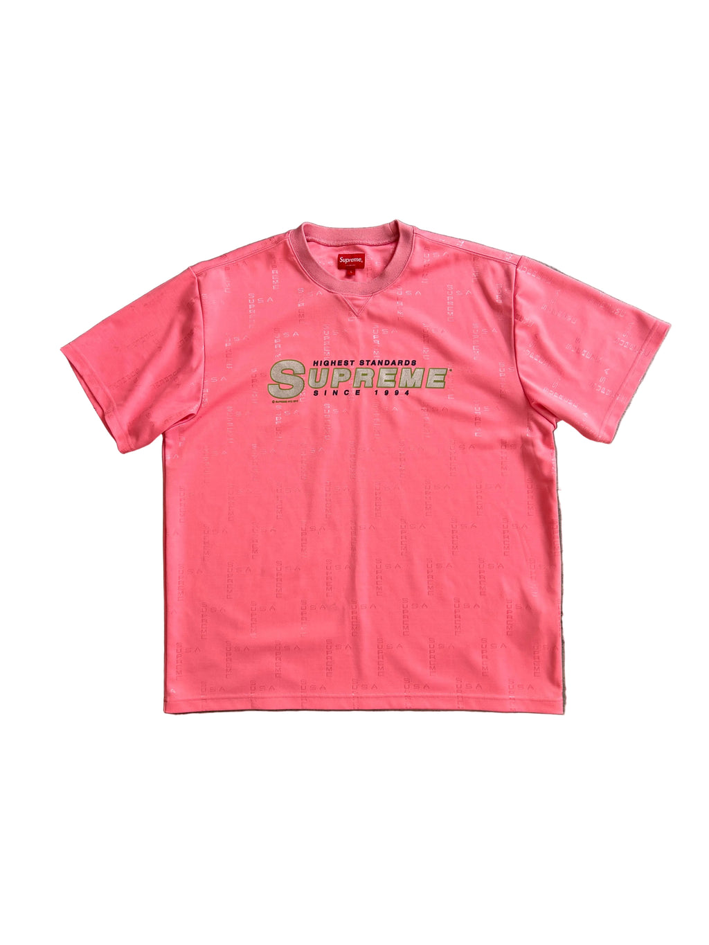 SUPREME HIGHEST STANDARD PINK JERSEY (L)