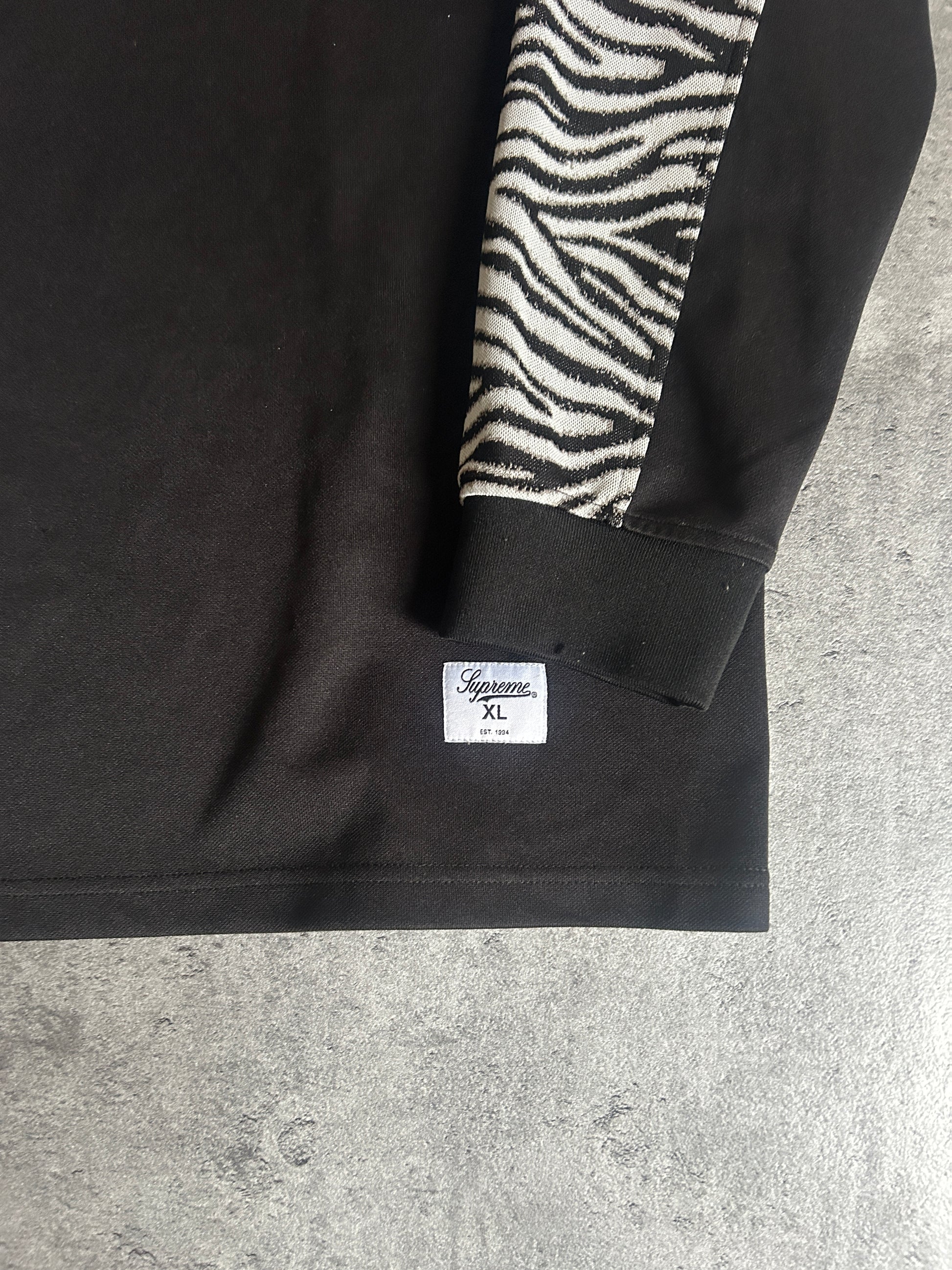 SUPREME ZEBRA LS JERSEY FW2019 (XL)