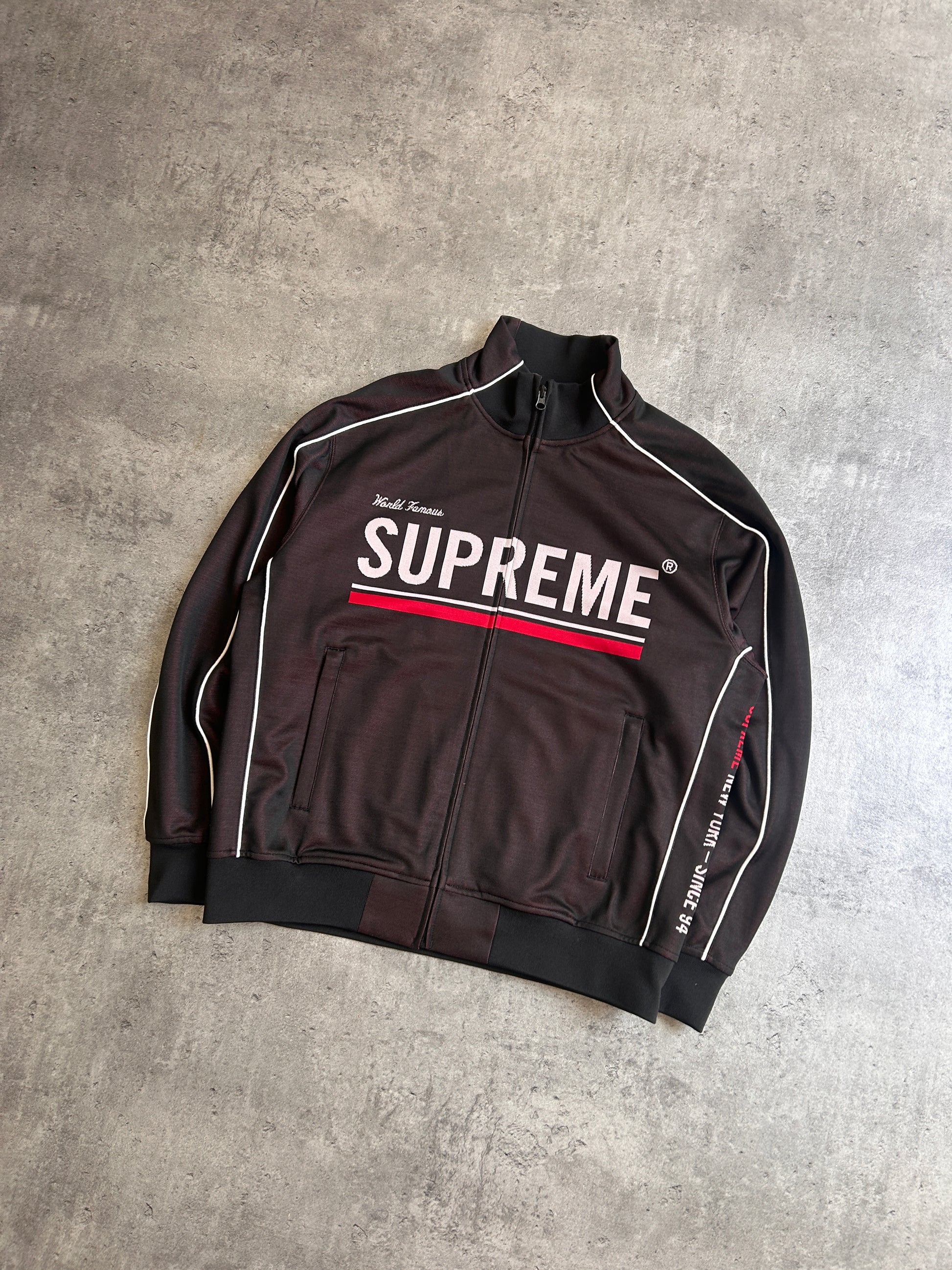 SUPREME PHONE NUMBER TRACKJACKET (L)