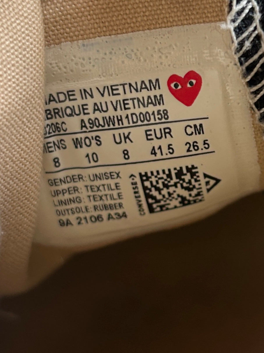 CONVERSE CHUCK 70 X CDG (41,5EU)
