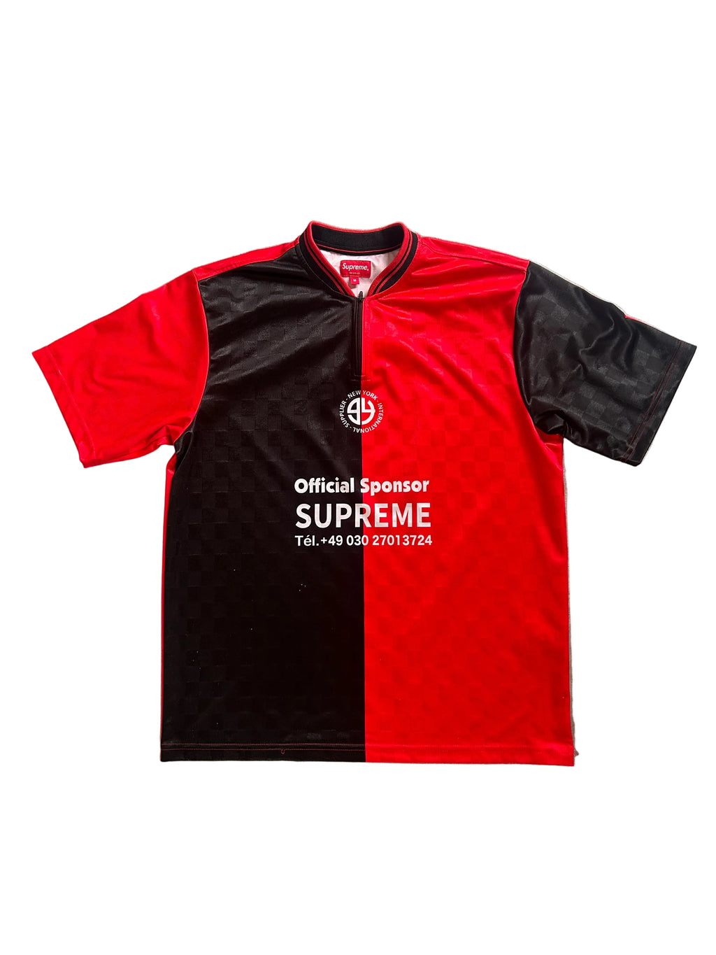 SUPREME SPLIT SOCCER JERSEY (M)