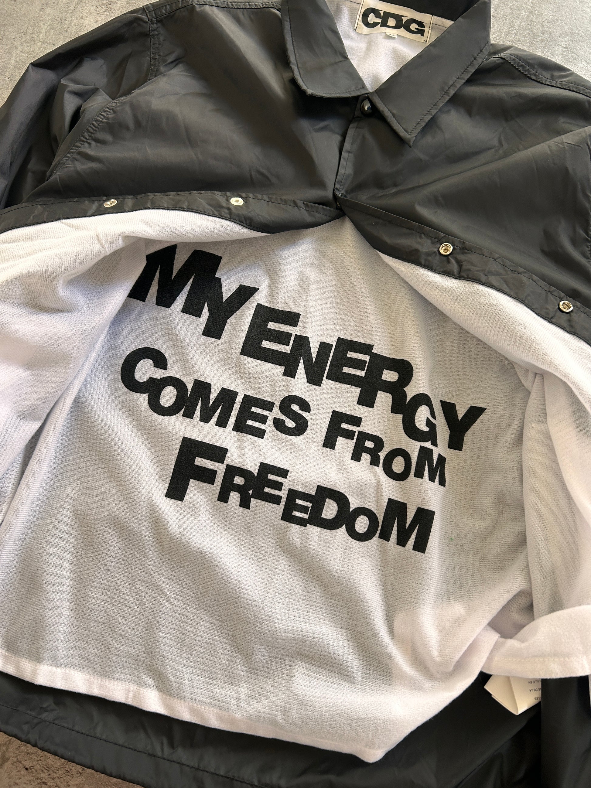 CDG NAGOYA POP UP COACH JACKET (M)