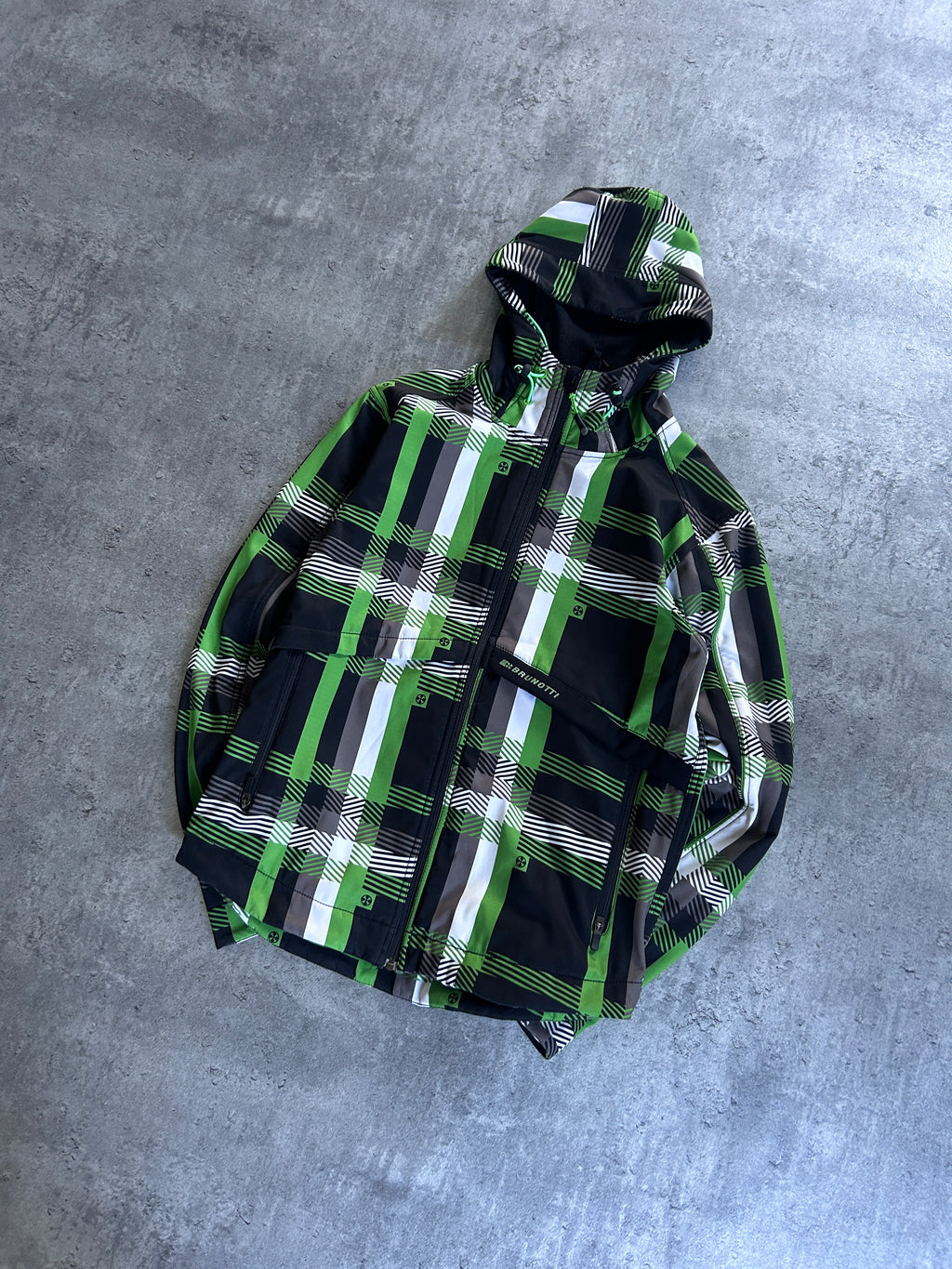 VINTAGE PLAID BRUNOTTI JACKET (M)