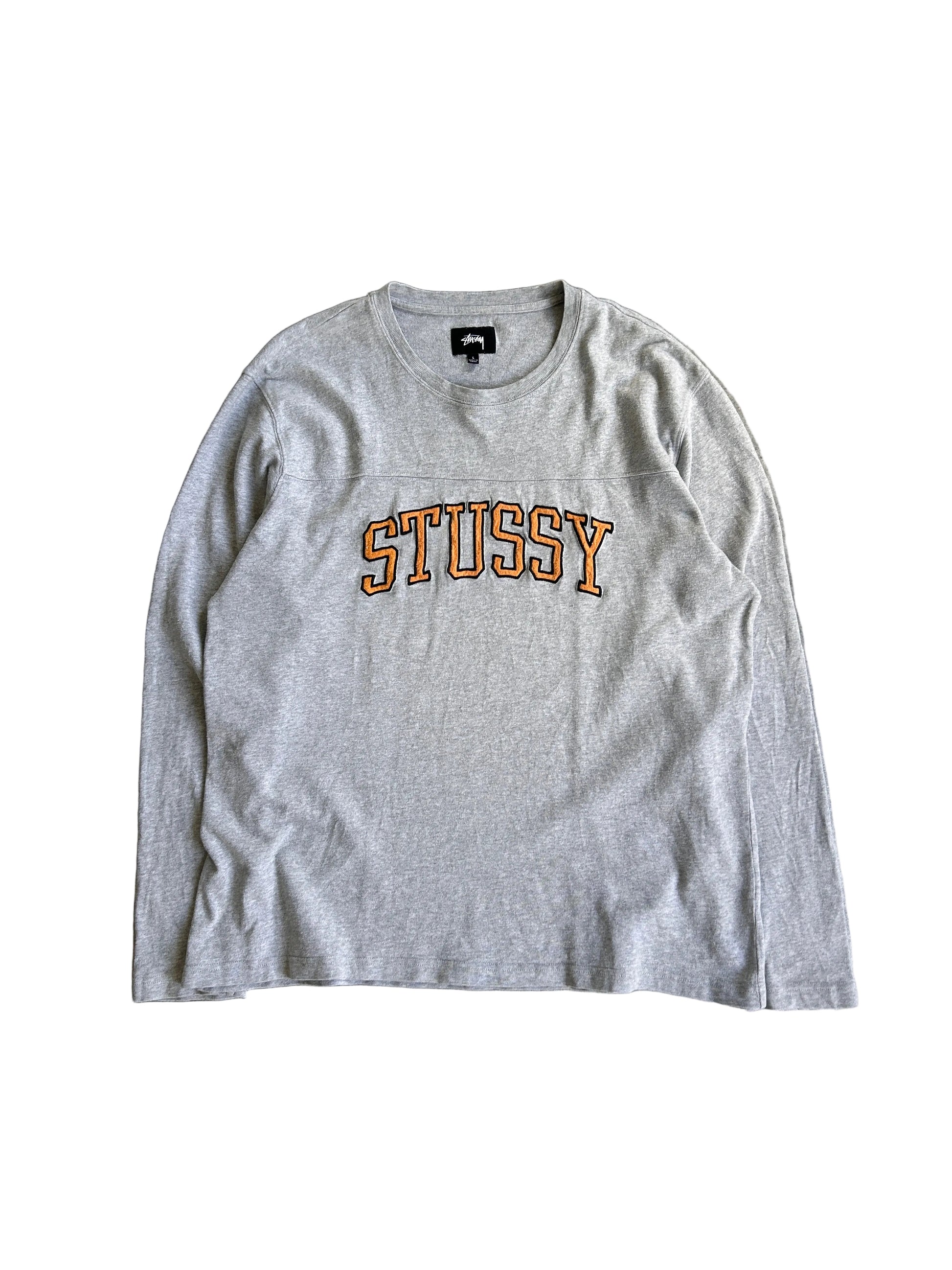 STÜSSY KENT FOOTBALL LONGSLEEVE (L/XL)
