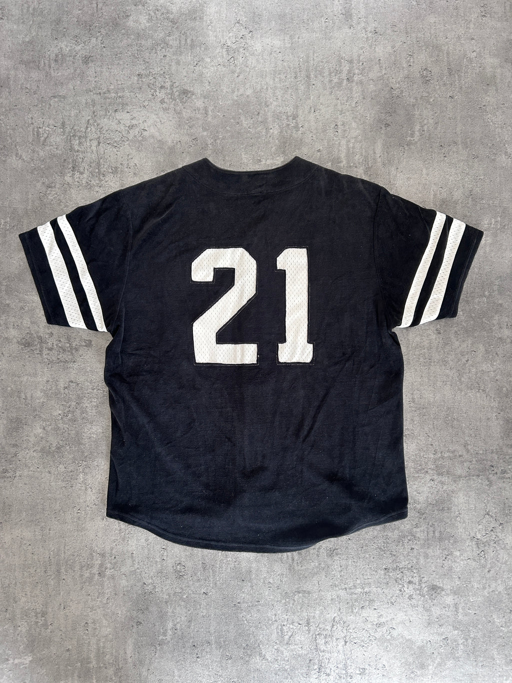 SUPREME VELOUR BASEBALL JERSEY (L)