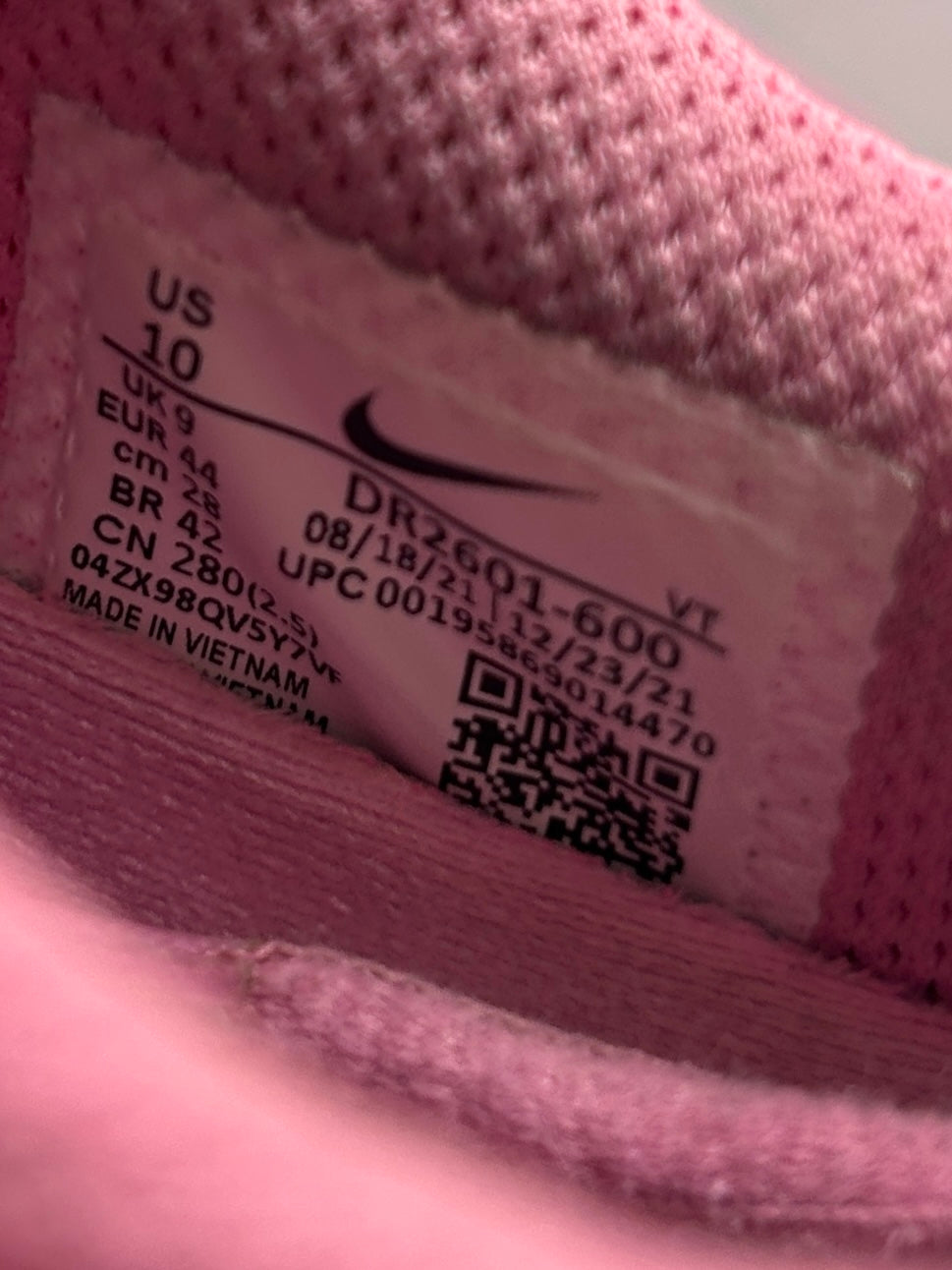 AIR MAX 2013 X STÜSSY “PINK” 44EU