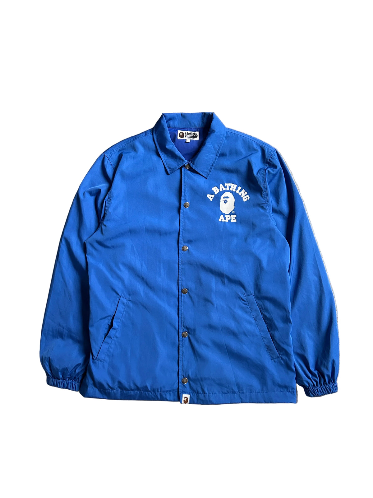 A BATHING APE COACH JACKET “BLUE” (L)