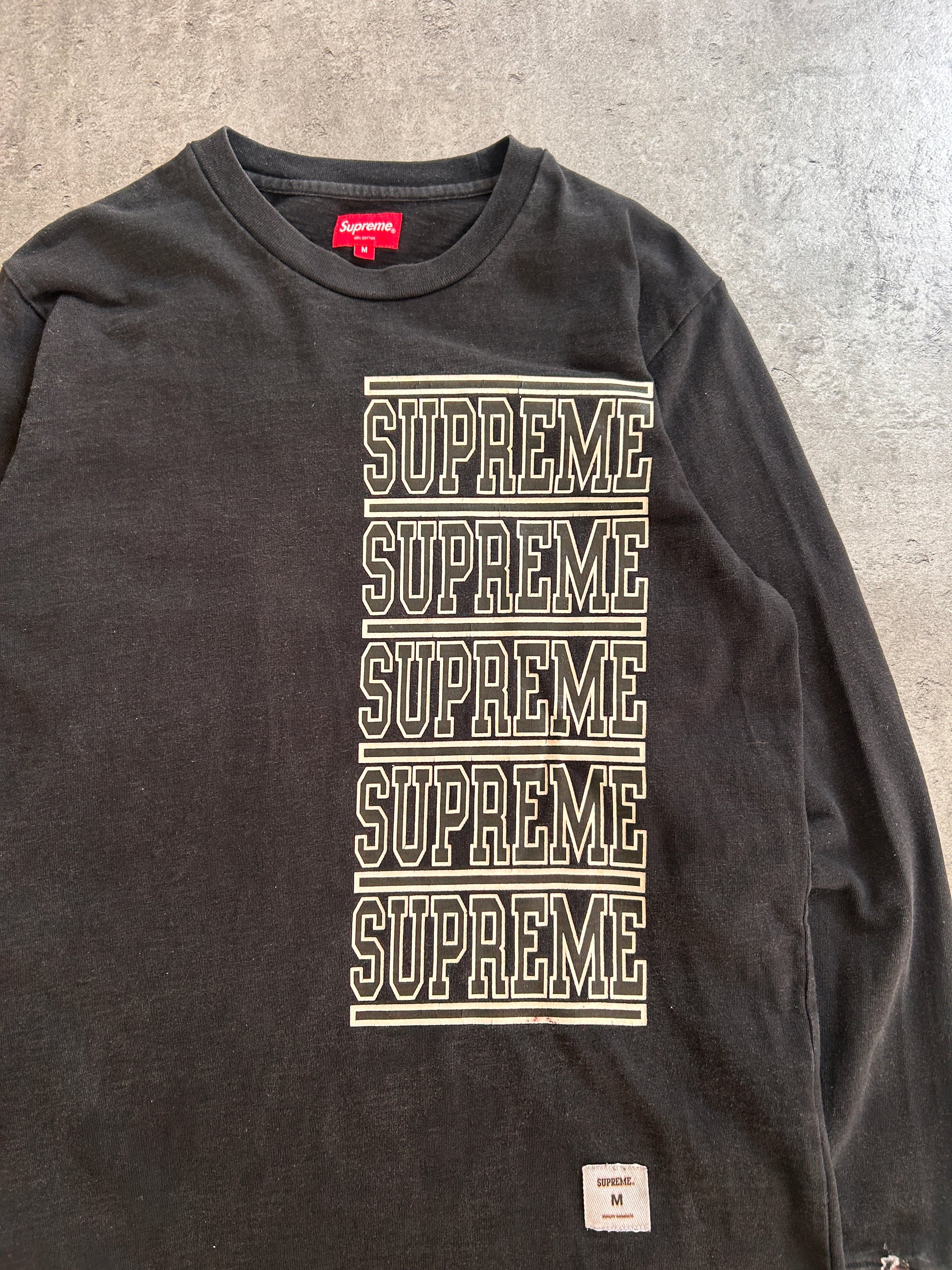 SUPREME STACKED LONGSLEEVE (M)