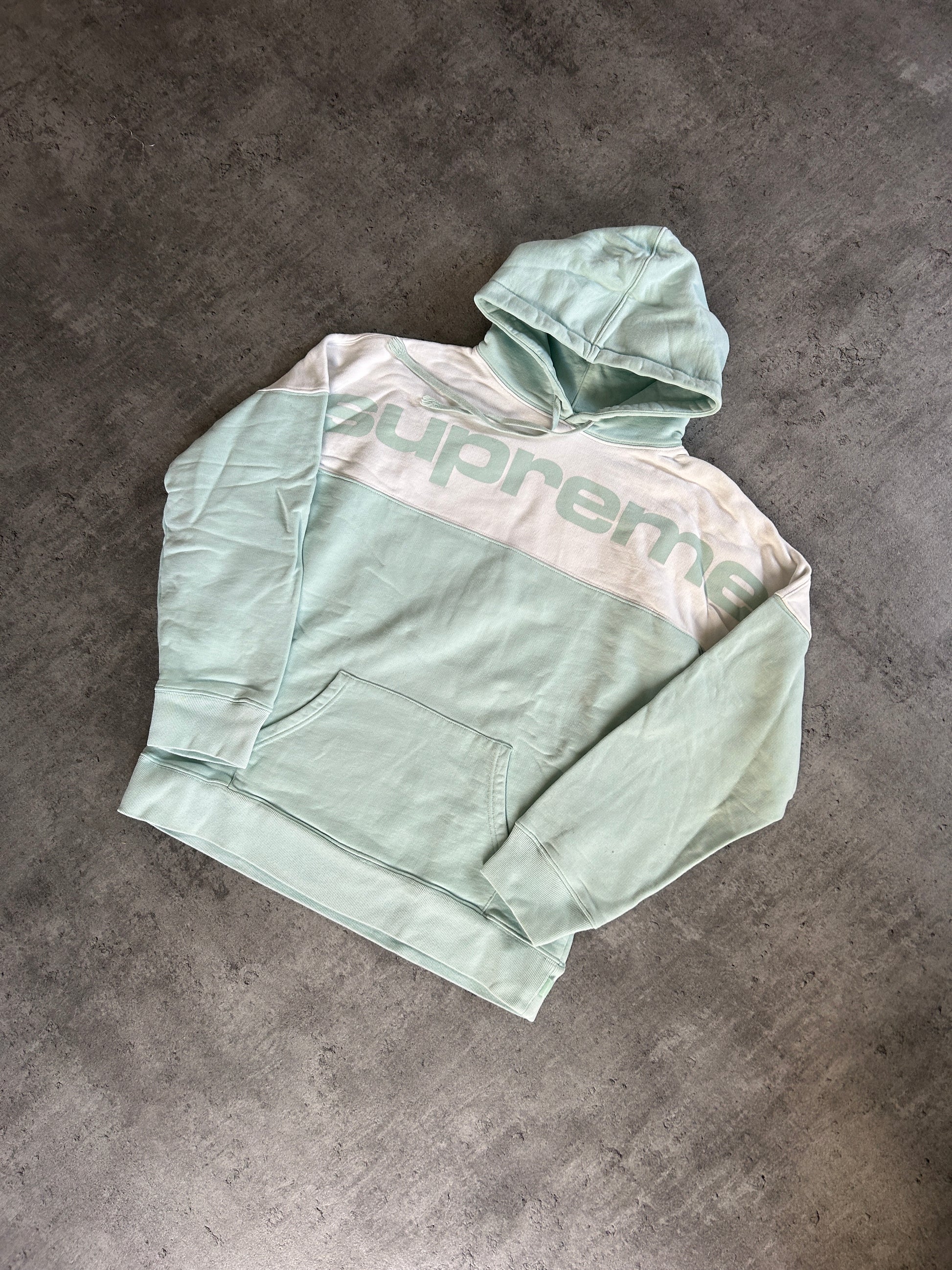 SUPREME BLOCKED HOODIE FW17 (L)