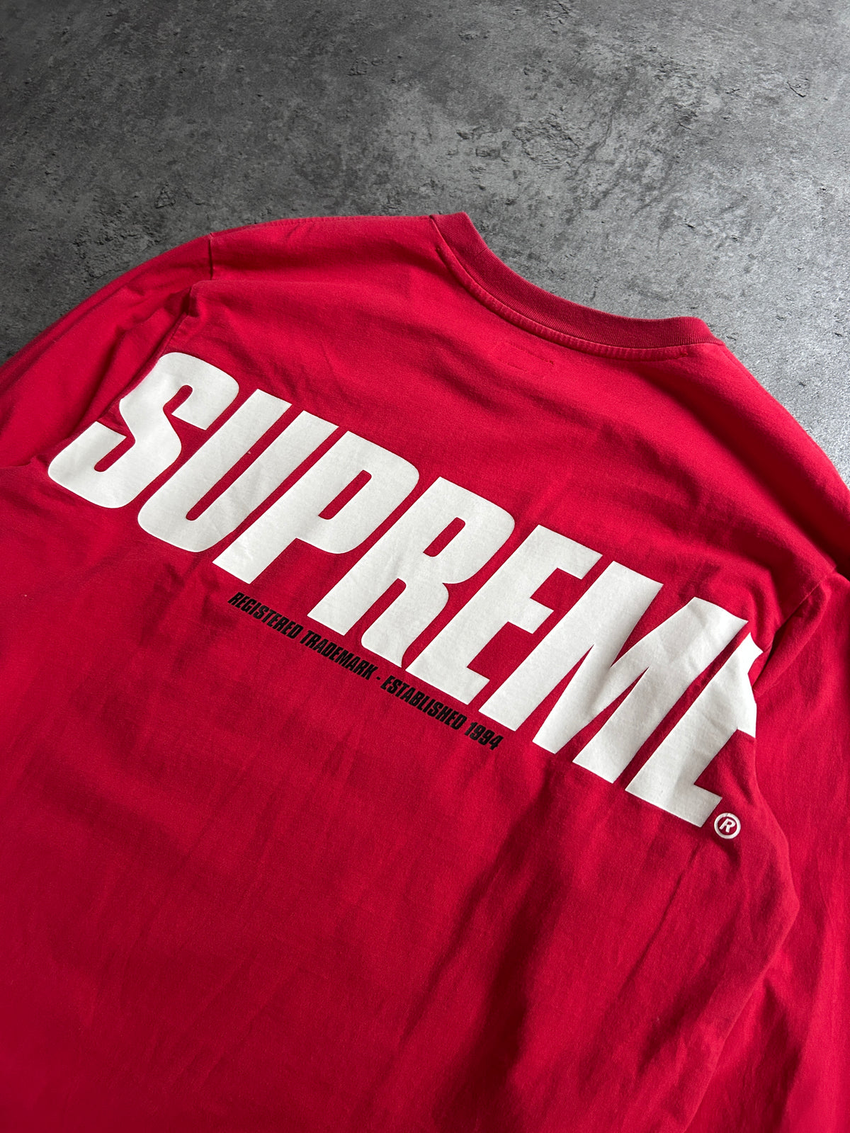 SUPREME TRADEMARK LONGSLEEVE (L)