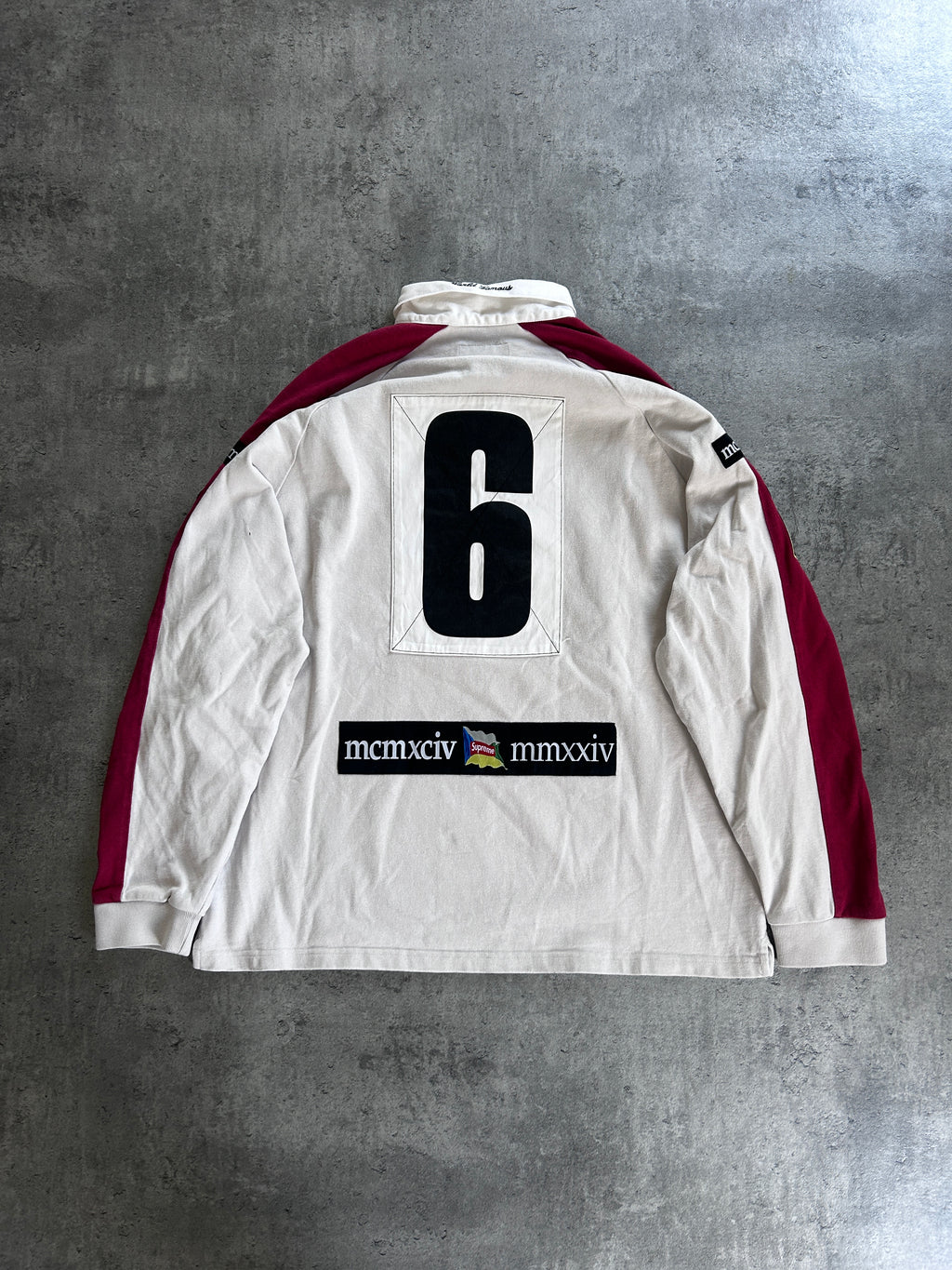 SUPREME CHEST STRIPE RUGBY POLO (XL)