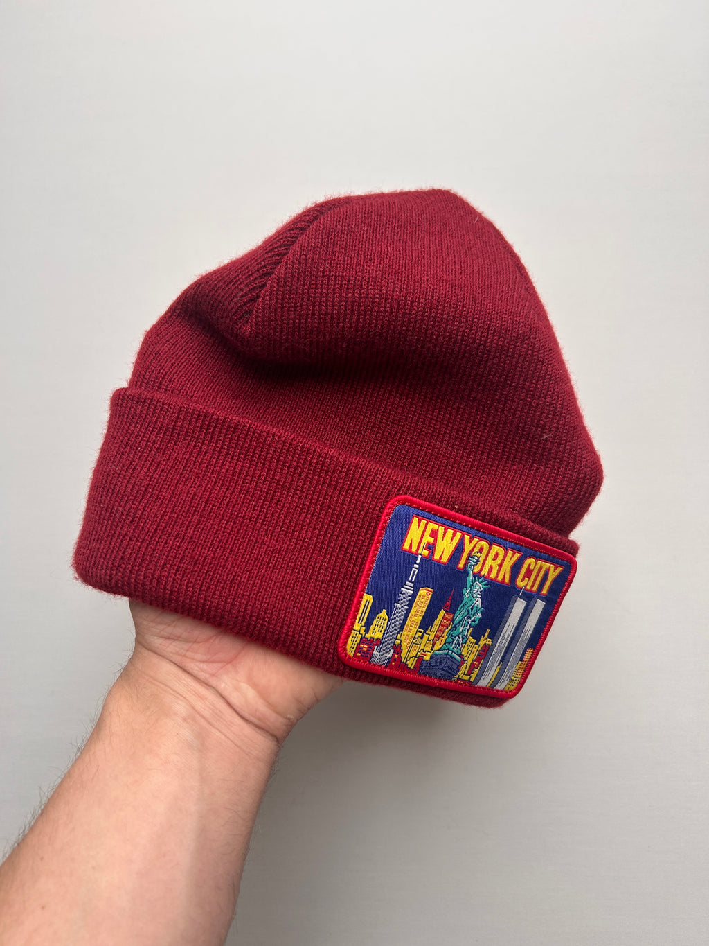 SUPREME BEANIE “NEW YORK PATCH”