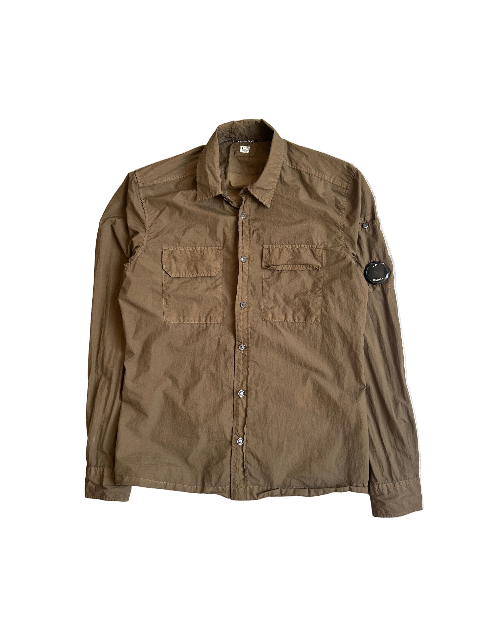 CP COMPANY OVERSHIRT “KHAKI/BROWN” (S)