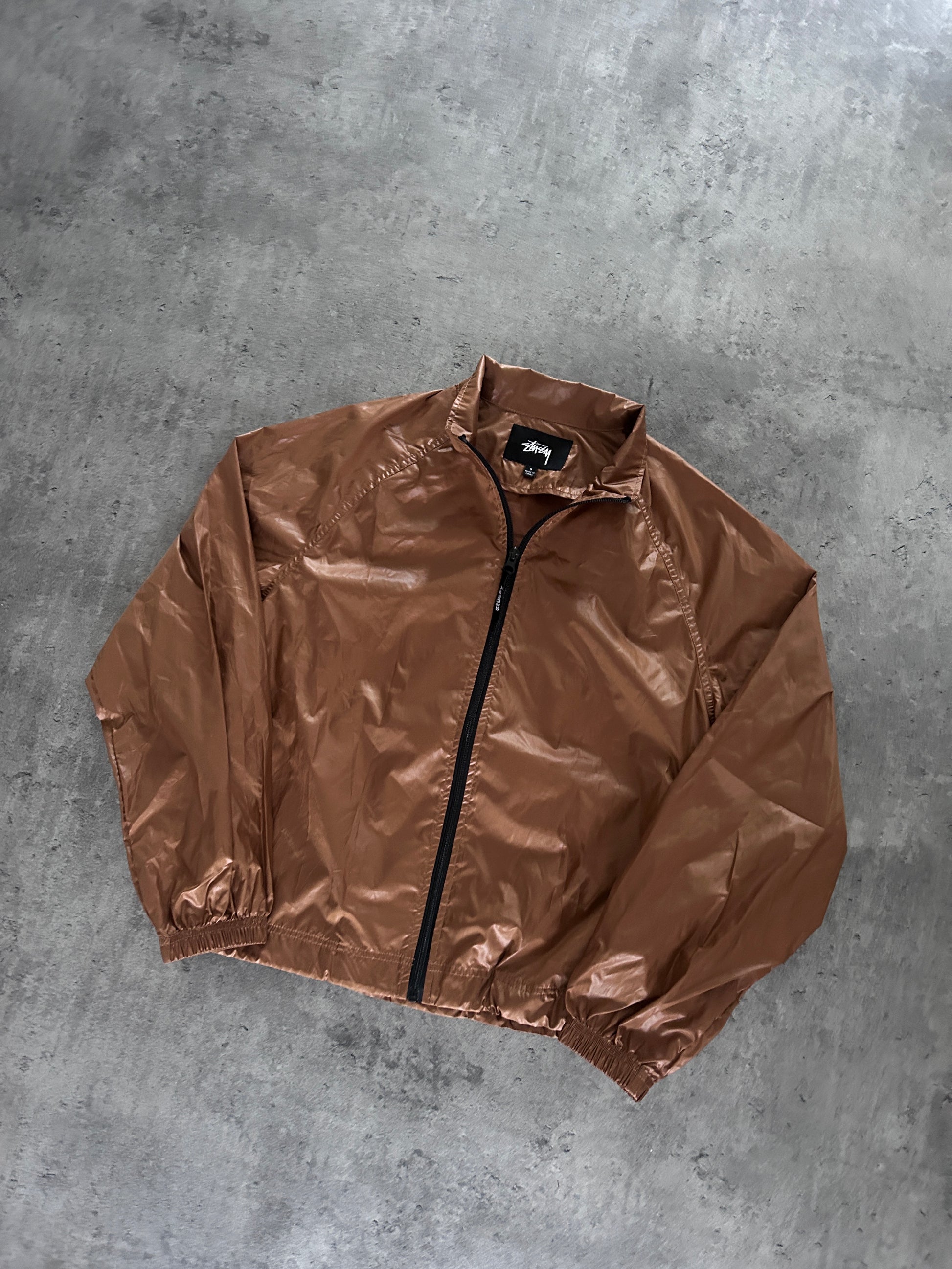 STÜSSY SHINY ZIP JACKET (S WMNS)