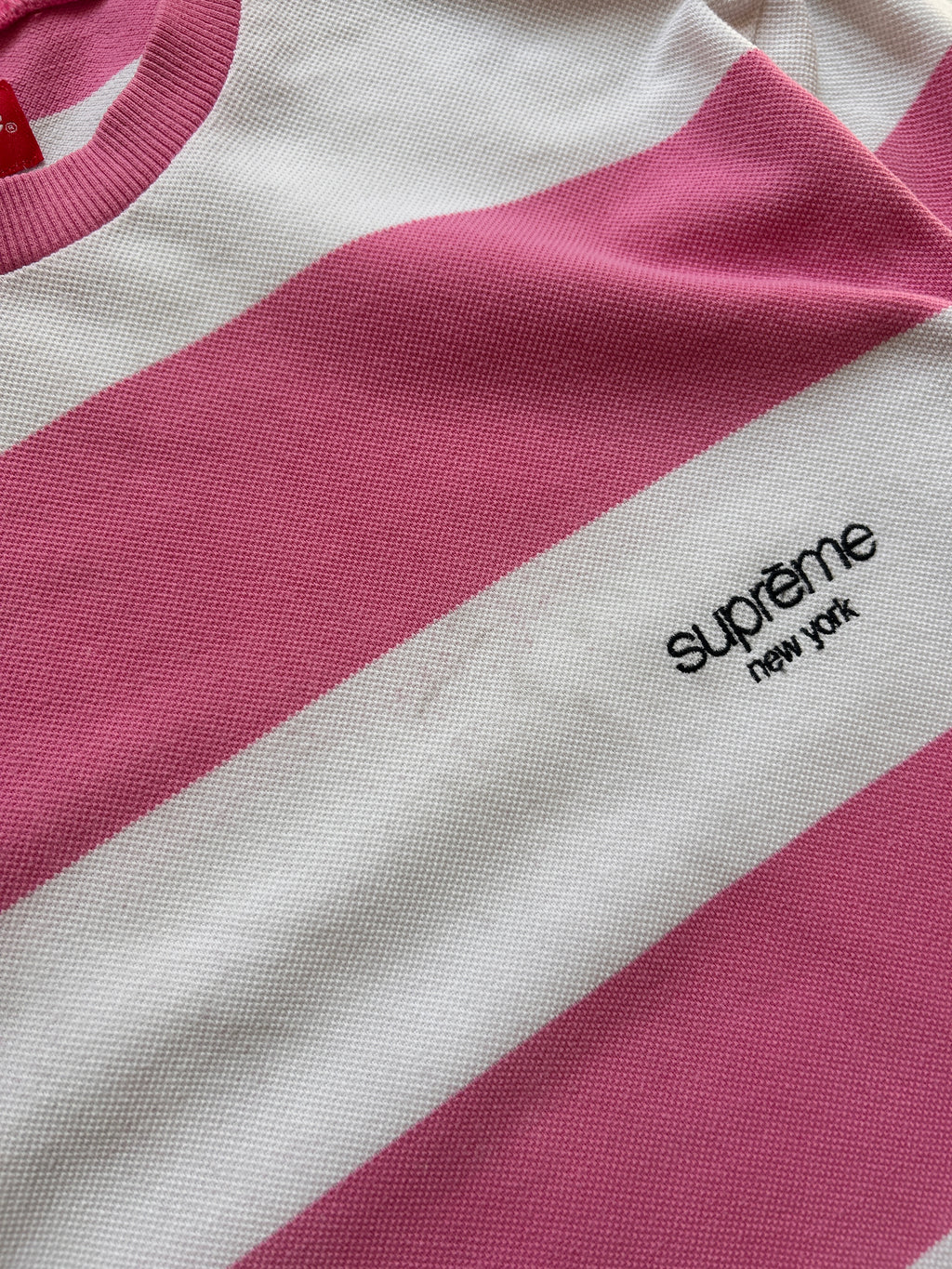SUPREME PIQUE CREWNECK (M)
