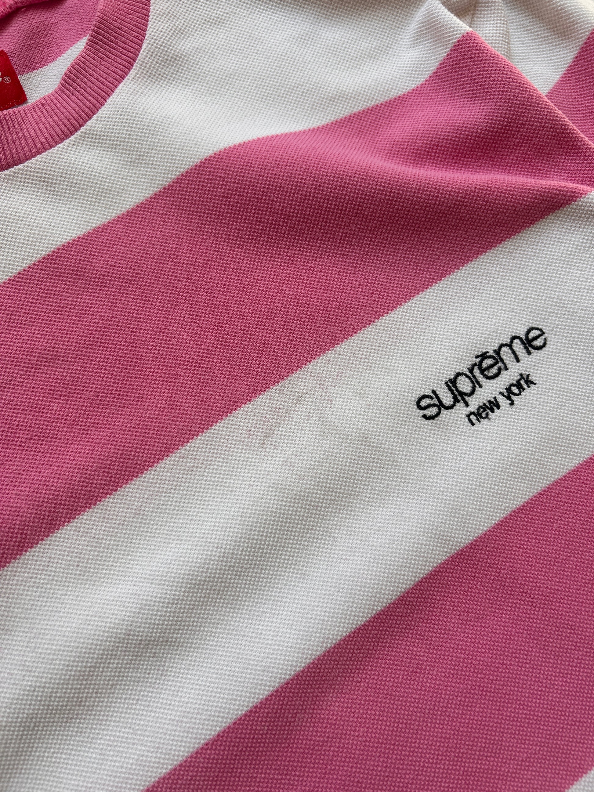 SUPREME PIQUE CREWNECK (M)
