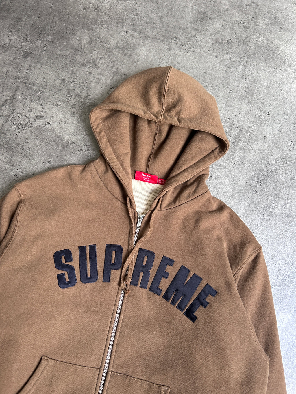 SUPREME ARC THERMAL ZIP UP HOODIE (M)