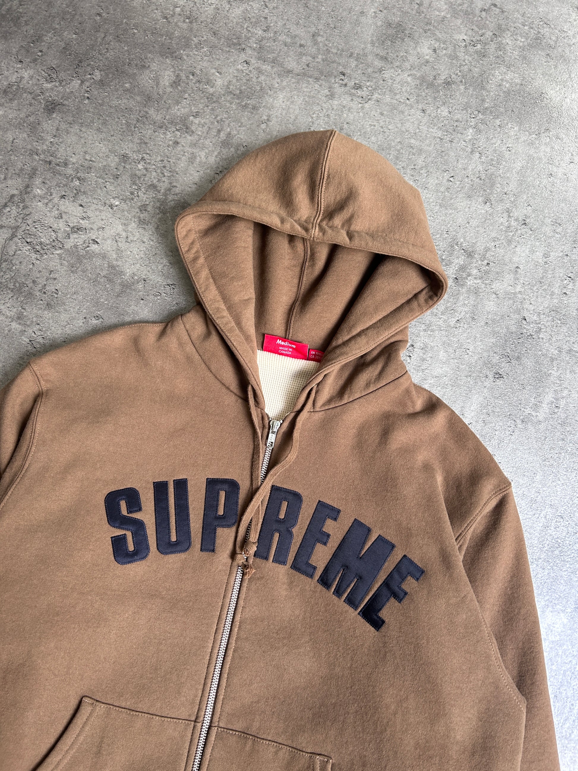 SUPREME ARC THERMAL ZIP UP HOODIE (M)