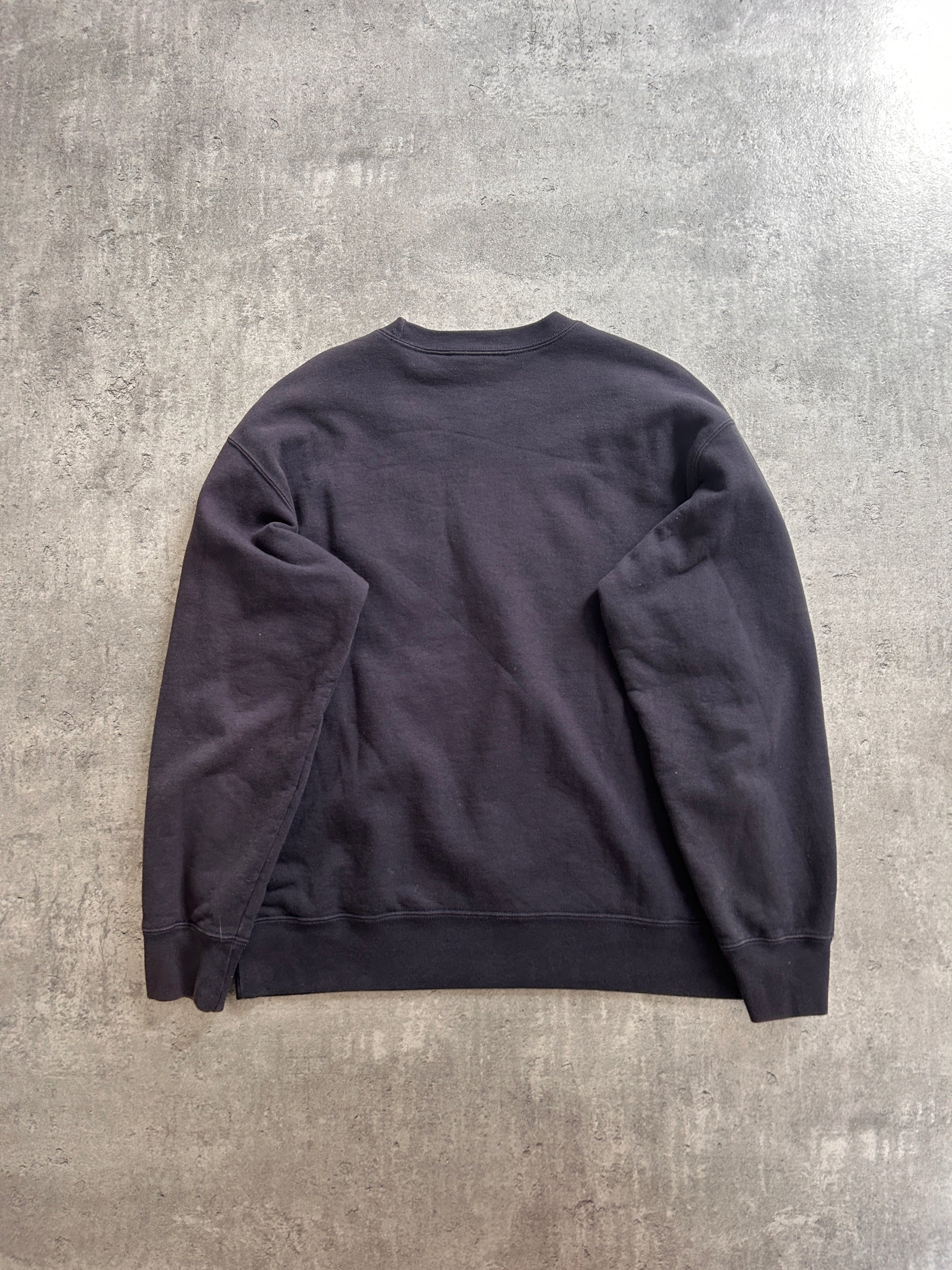 SUPREME STACKED CREWNECK NAVY (S)
