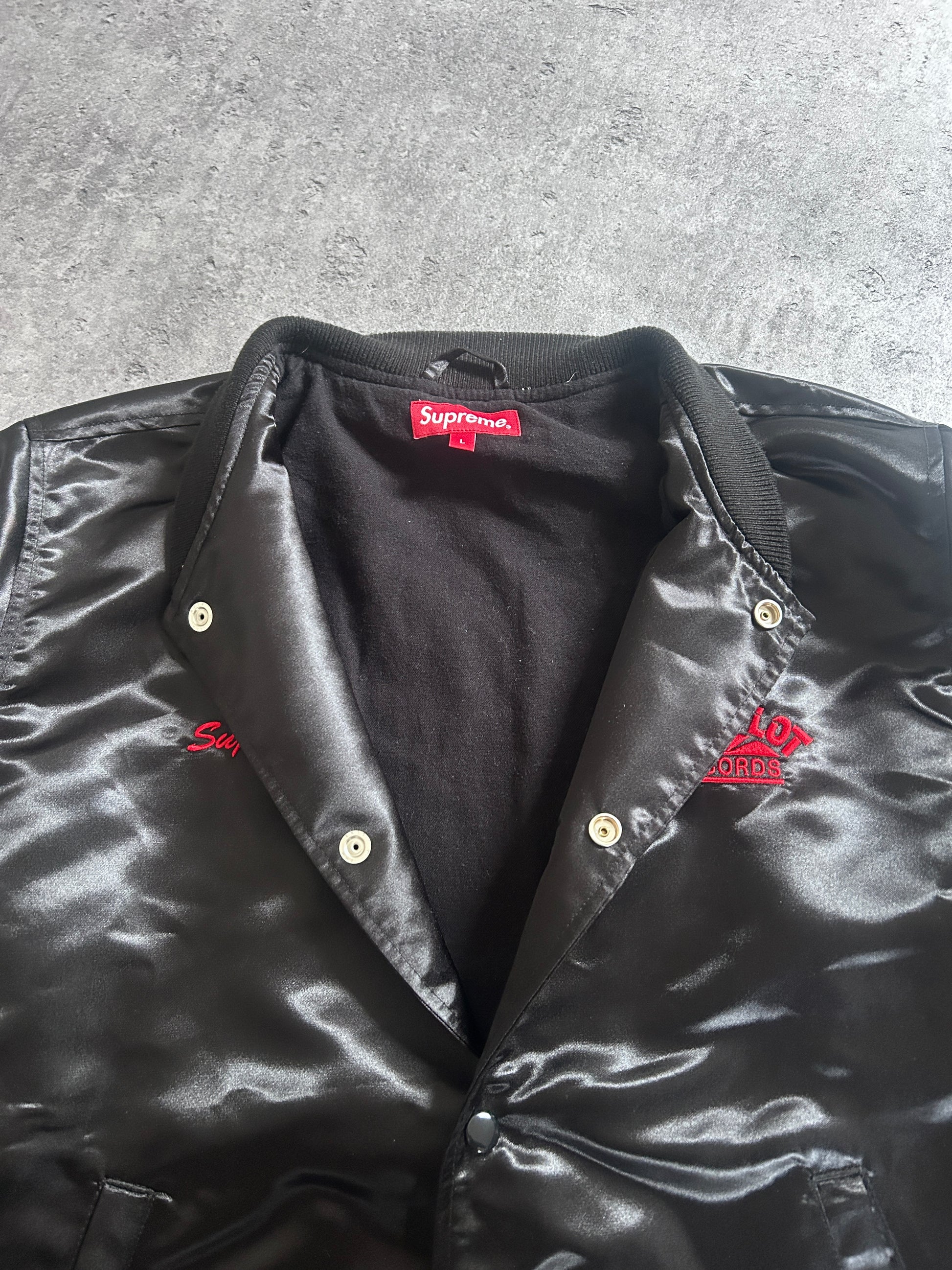SUPREME RAP A LOT RECORDS SATIN BOMBERJACKET (M)