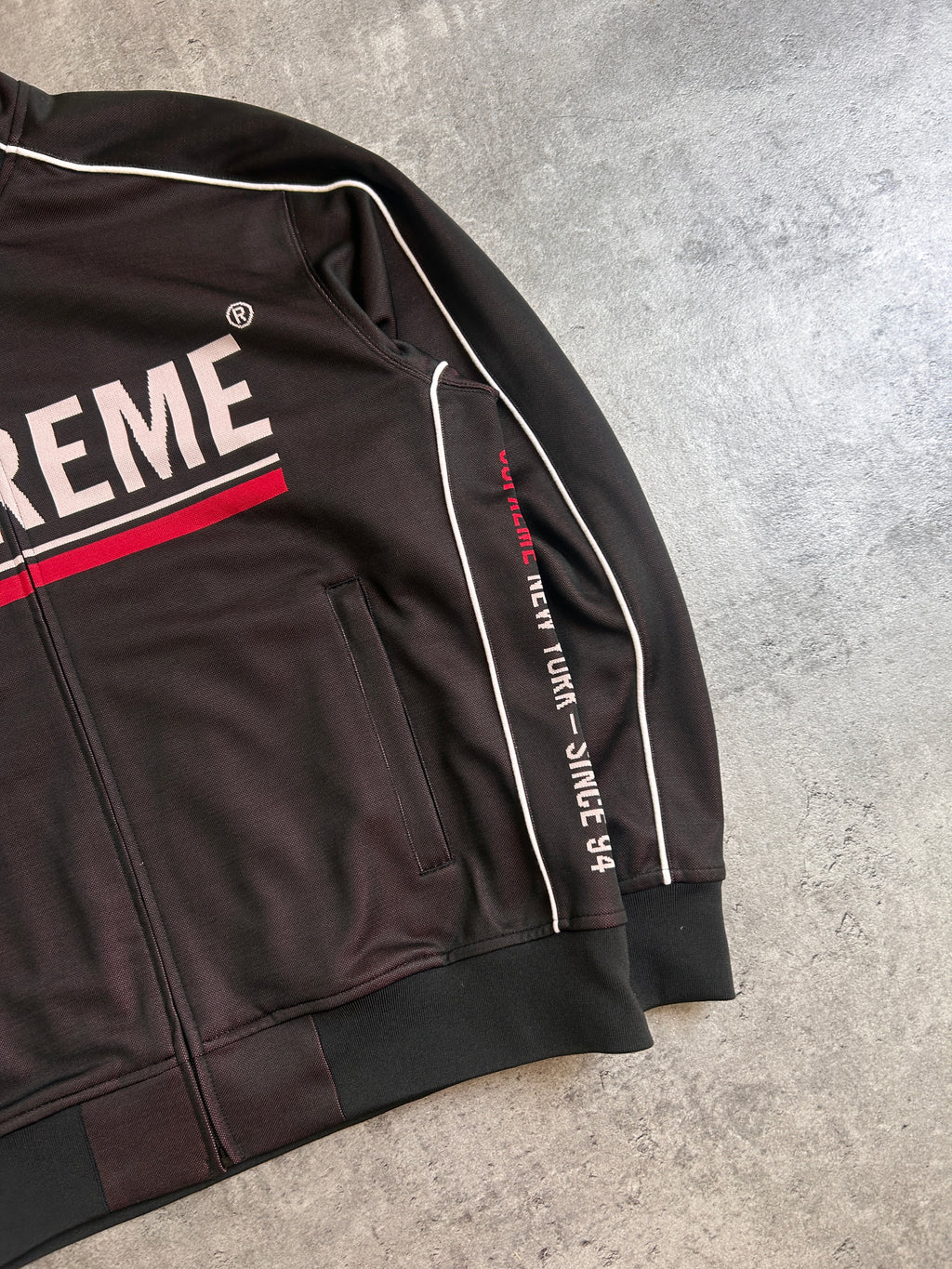 SUPREME PHONE NUMBER TRACKJACKET (L)