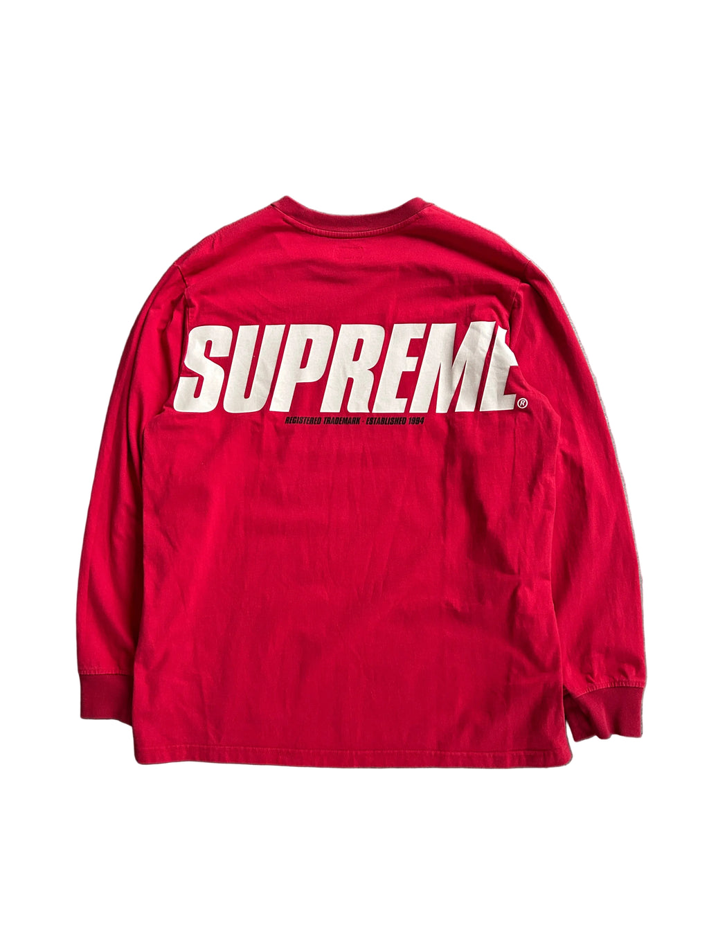 SUPREME TRADEMARK LONGSLEEVE (L)
