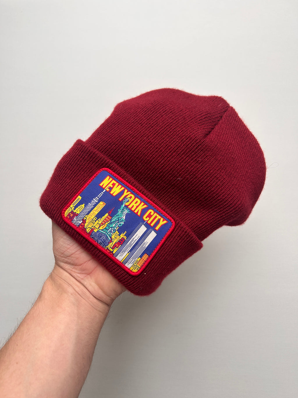 SUPREME BEANIE “NEW YORK PATCH”