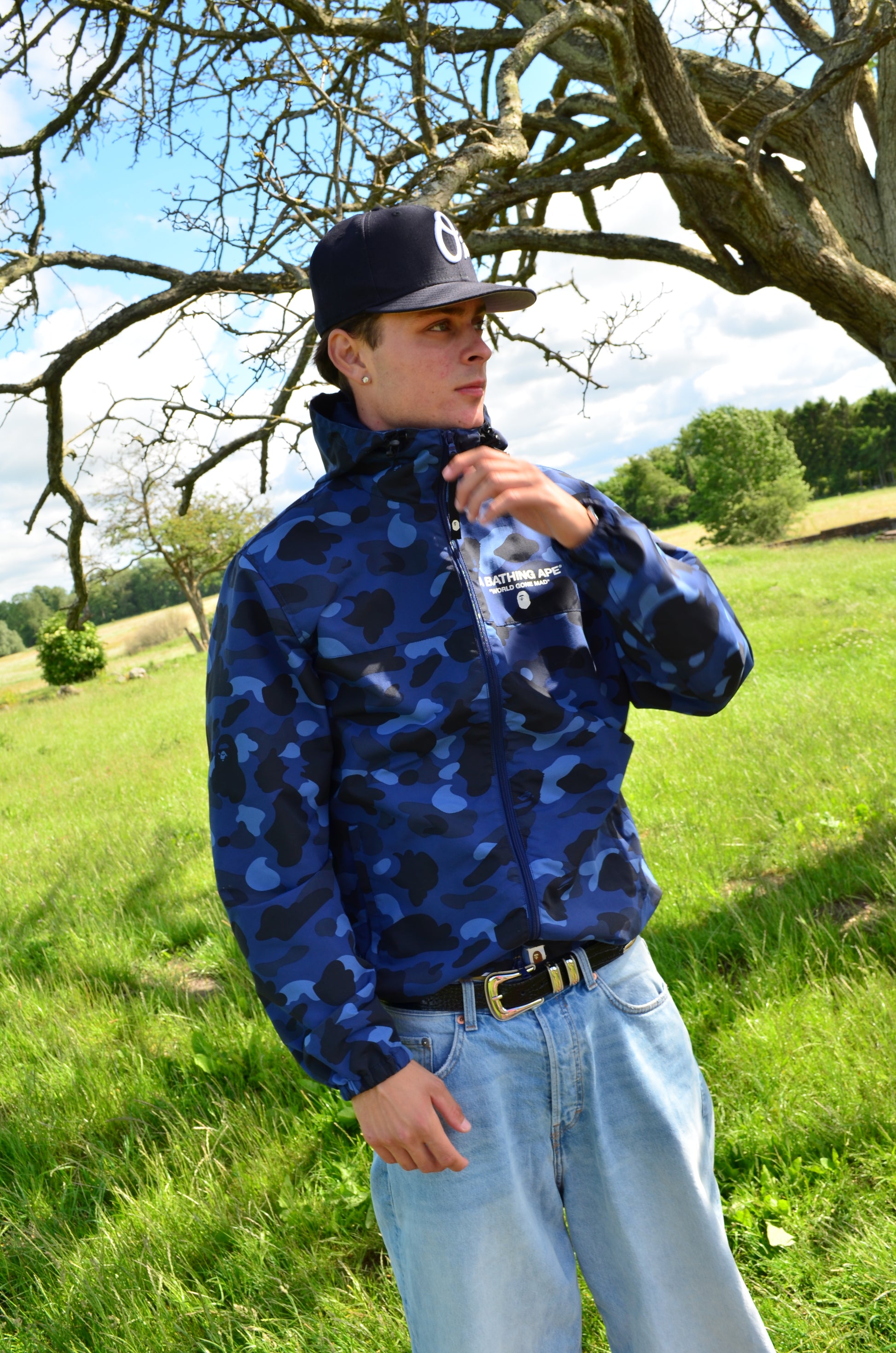 BAPE CAMO WINDBREAKER (L)