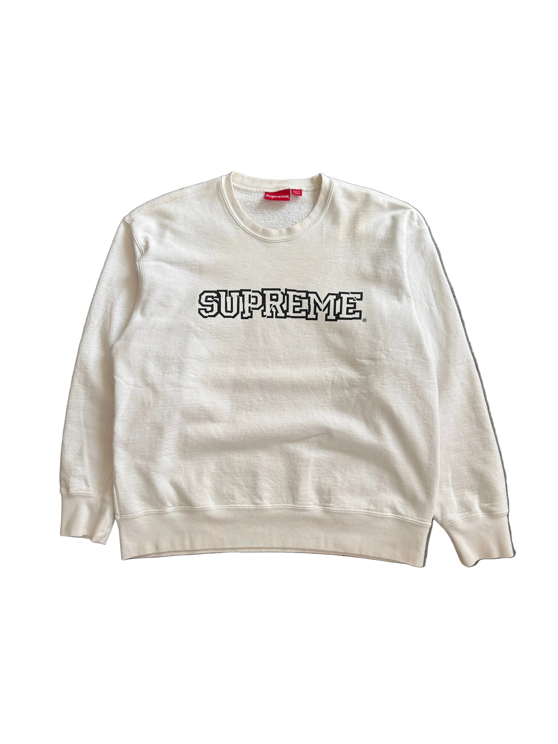 SUPREME SHATTERED LOGO CREWNECK (L)