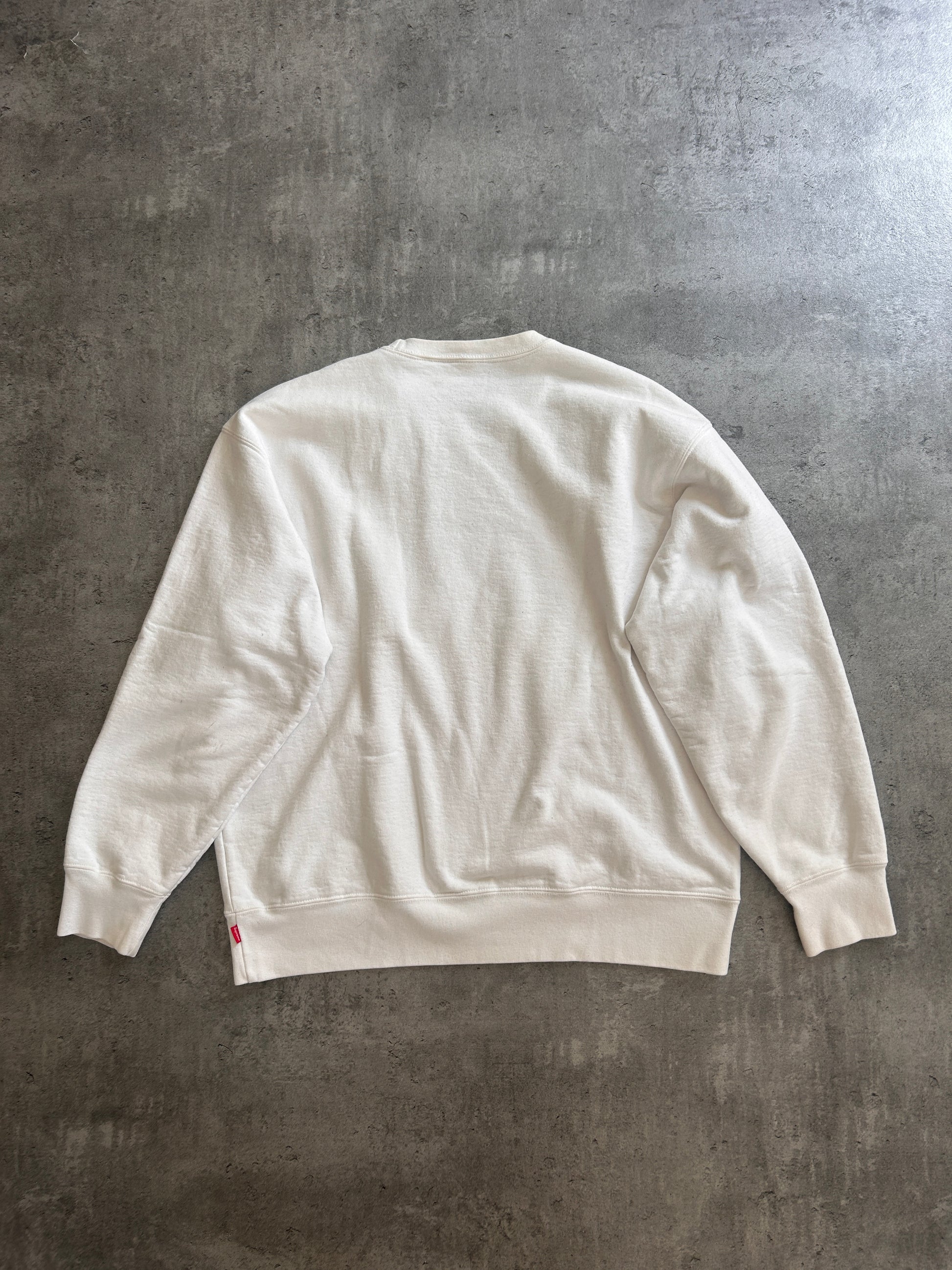 SUPREME SHATTERED LOGO CREWNECK (L)