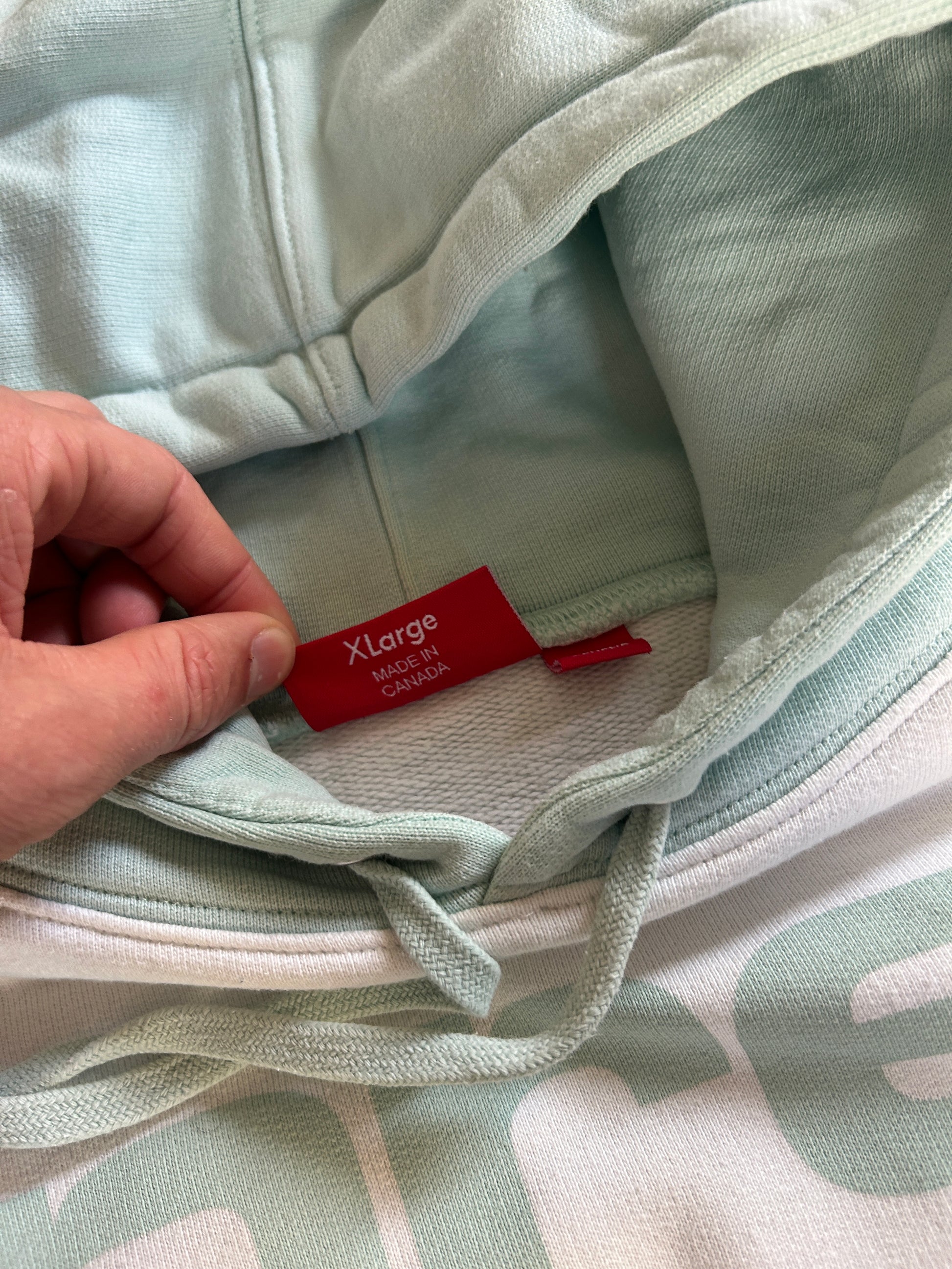 SUPREME BLOCKED HOODIE FW17 (L)