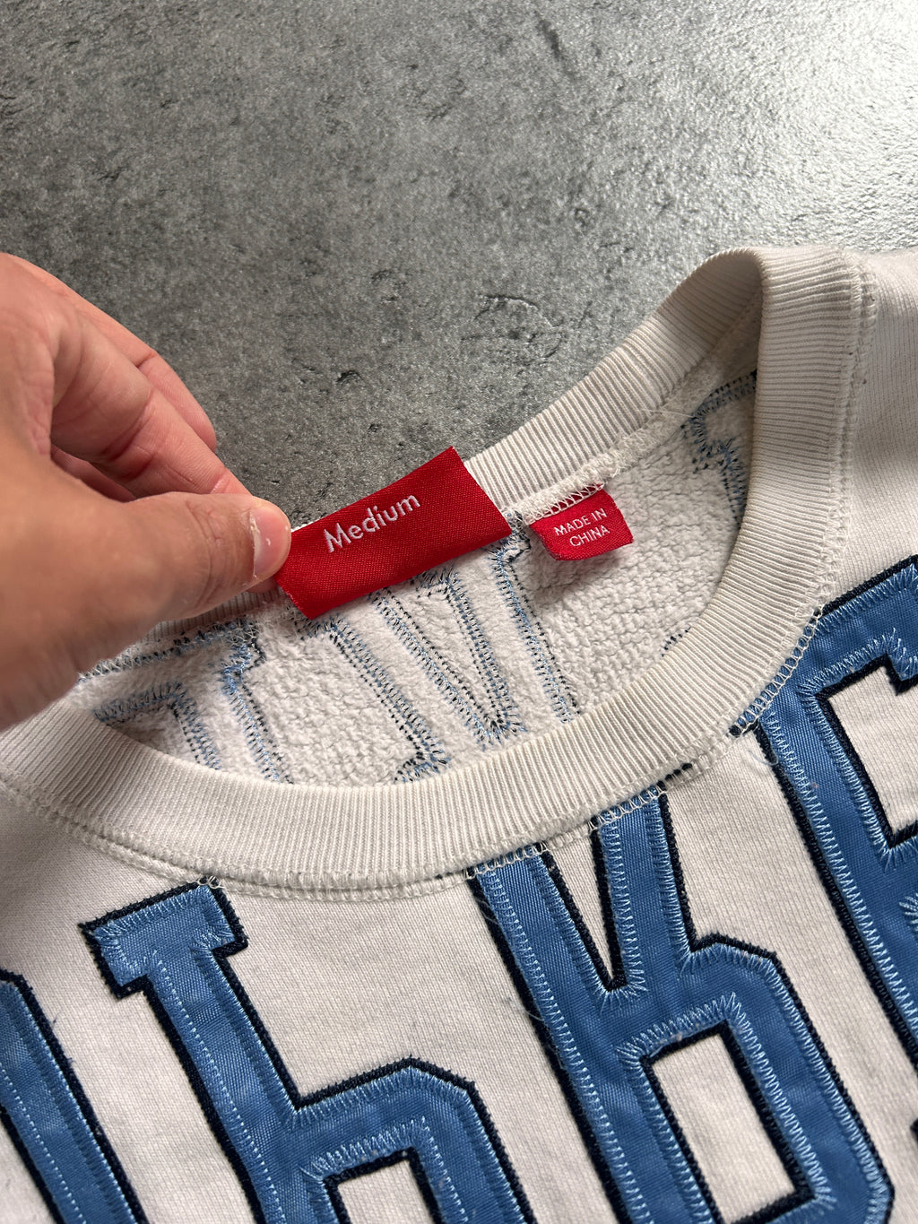 SUPREME MULTI ARC CREWNECK (M)