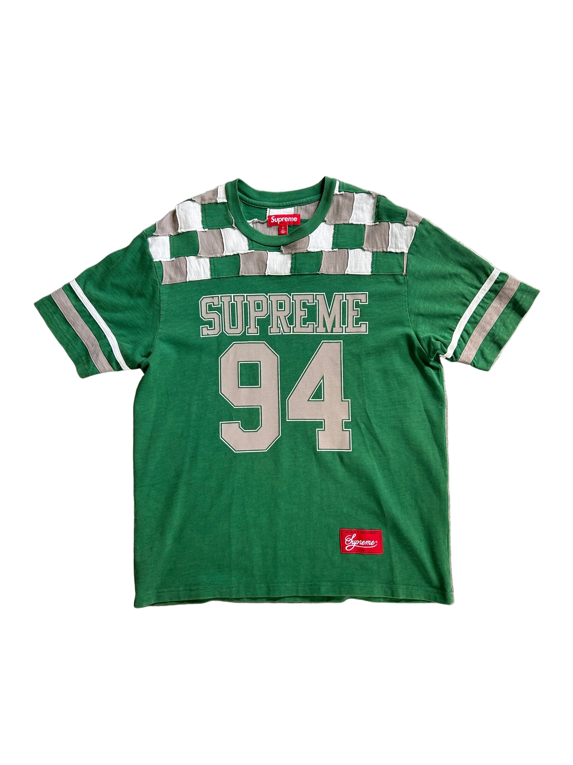 SUPREME PATCHWORK YOKE JERSEY (M)