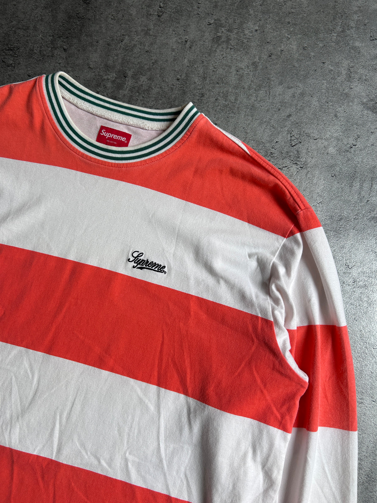 SUPREME PRINTED STRIPE LONGSLEEVE (L)