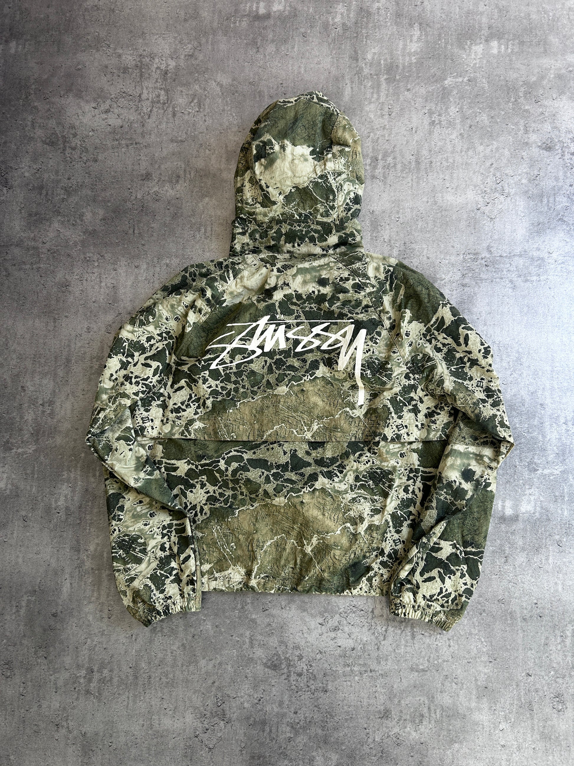 STÜSSY REALTREE WAV3 BEACH SHELL JACKET (L)