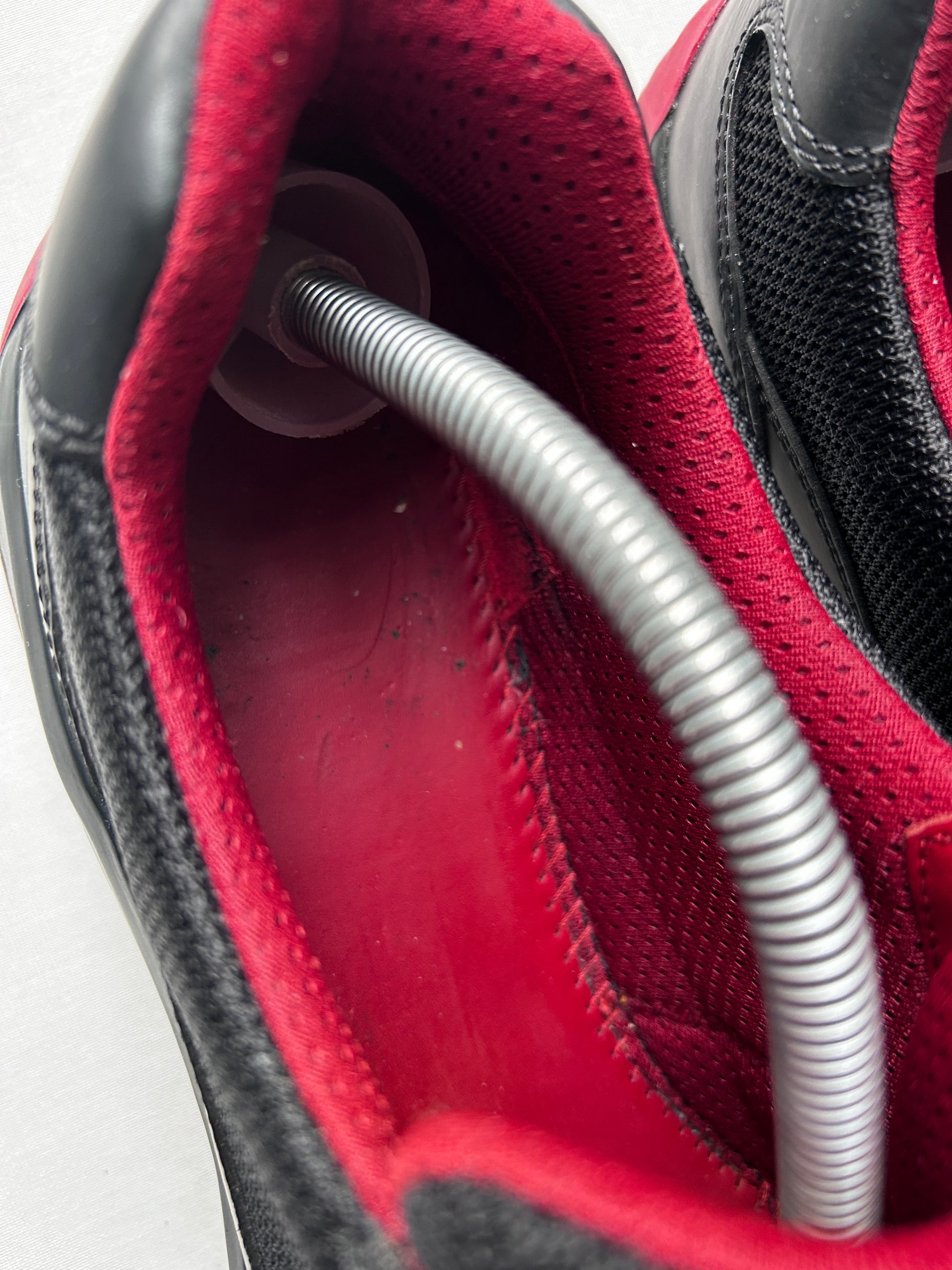 PRADA CUPS OG LEATHER “BLACK/RED” 46EU