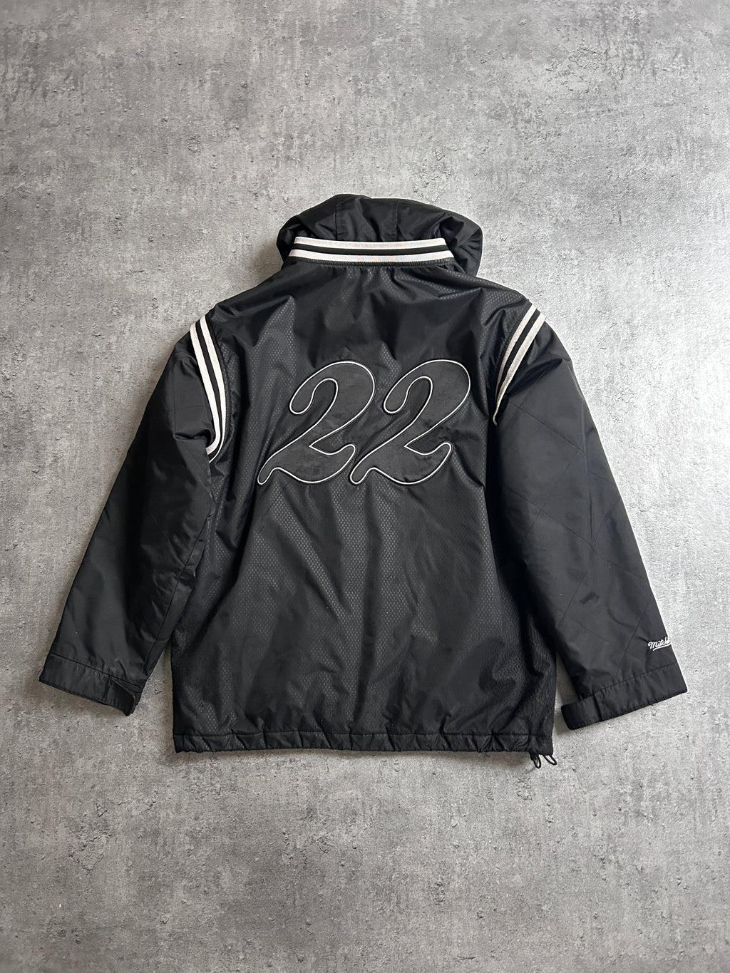 SUPREME X MITCHELL & NESS QUILTED SPORTS JACKET (M/L)