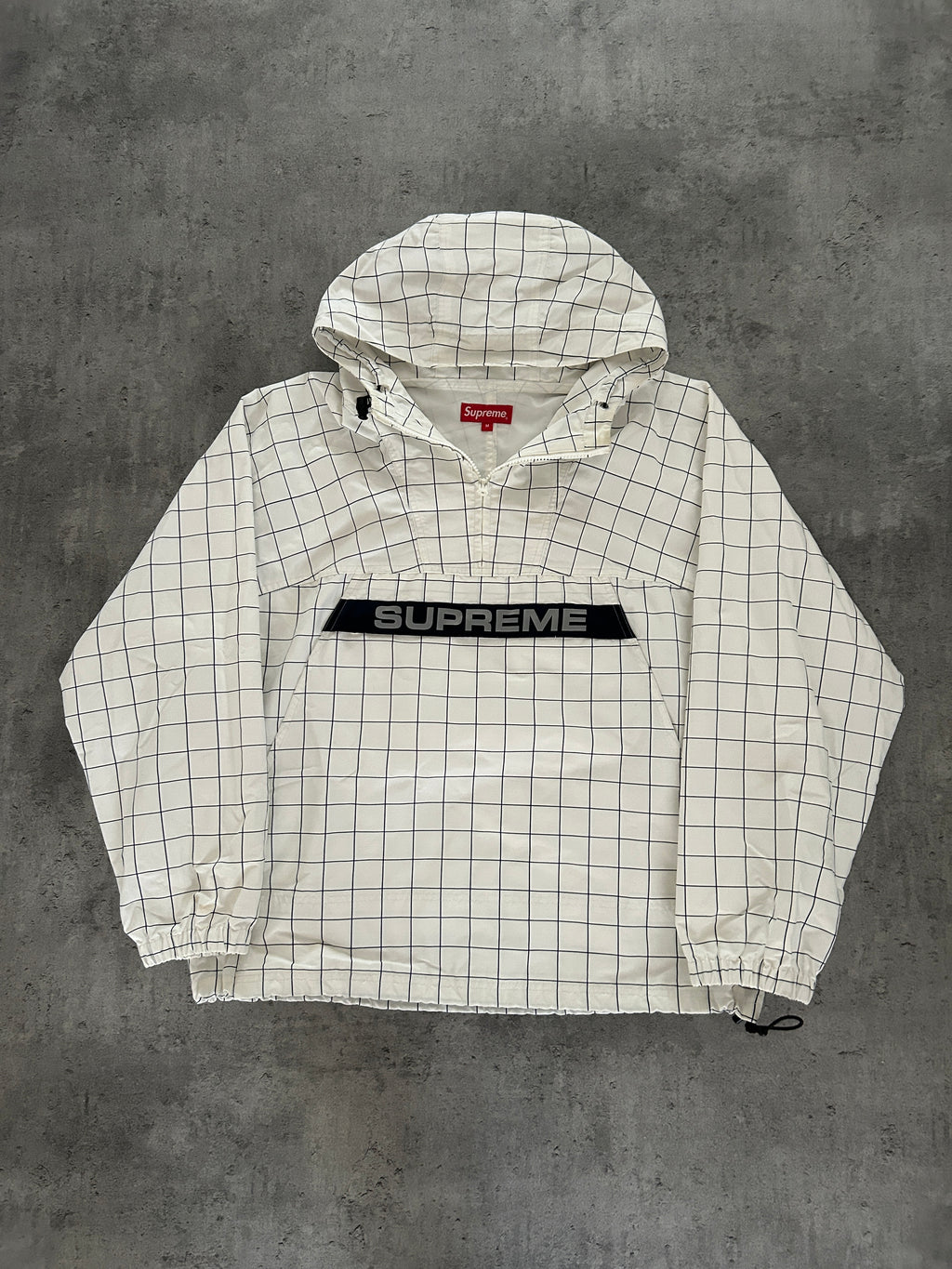 SUPREME HEAVY NYLON PULLOVER (M)