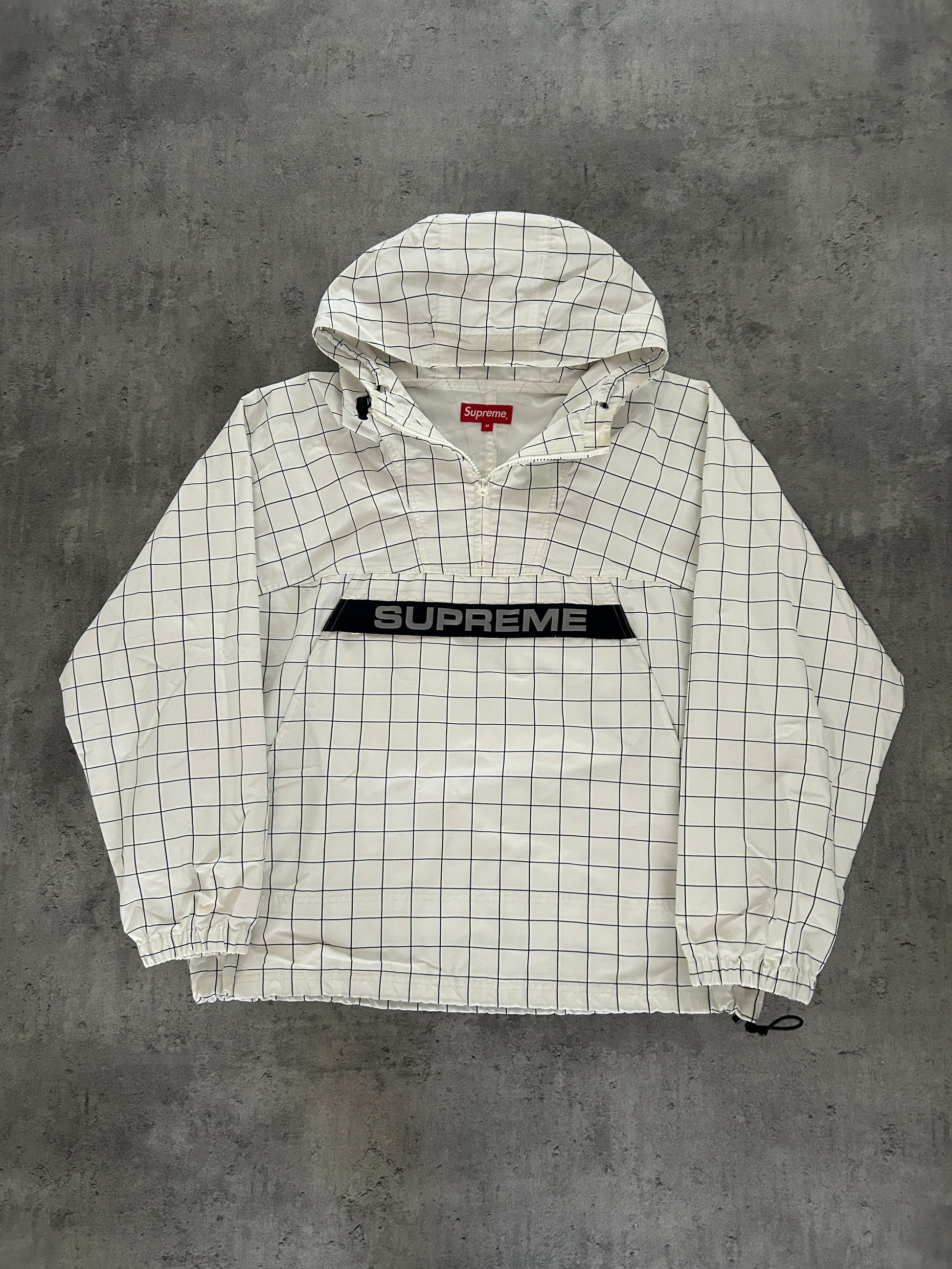 SUPREME HEAVY NYLON PULLOVER (M)