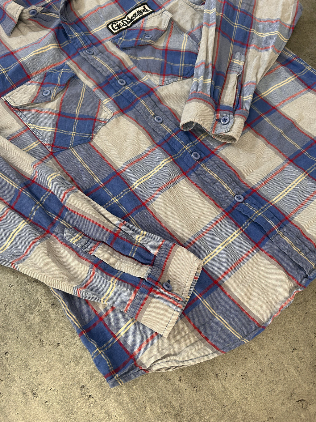 SUPREME GOD BLESS FLANNEL (L)