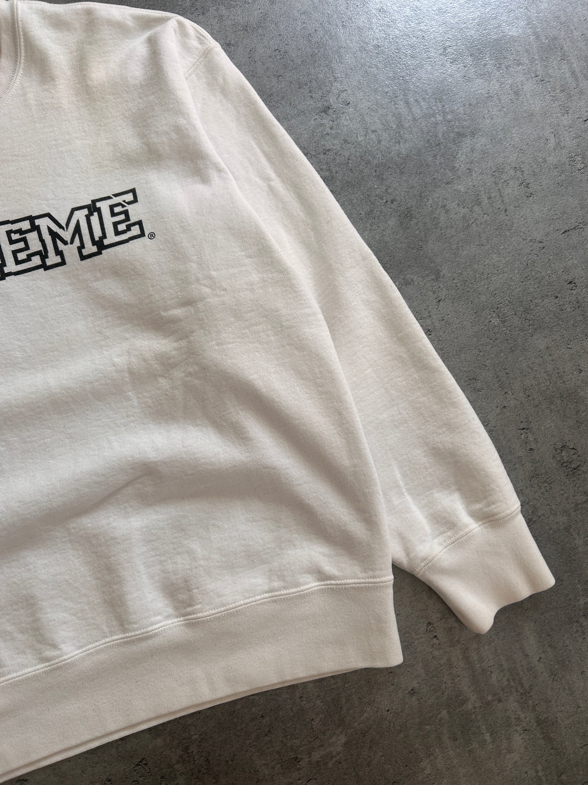 SUPREME SHATTERED LOGO CREWNECK (L)