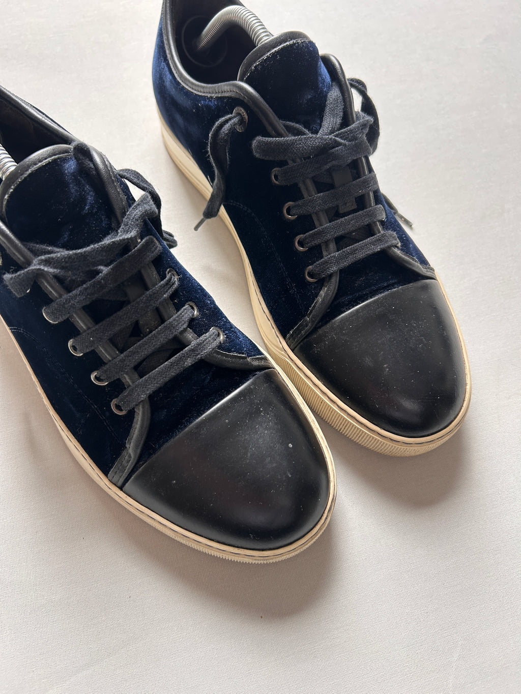 LANVIN DB11 NAVY SUEDE (44/44,5EU)