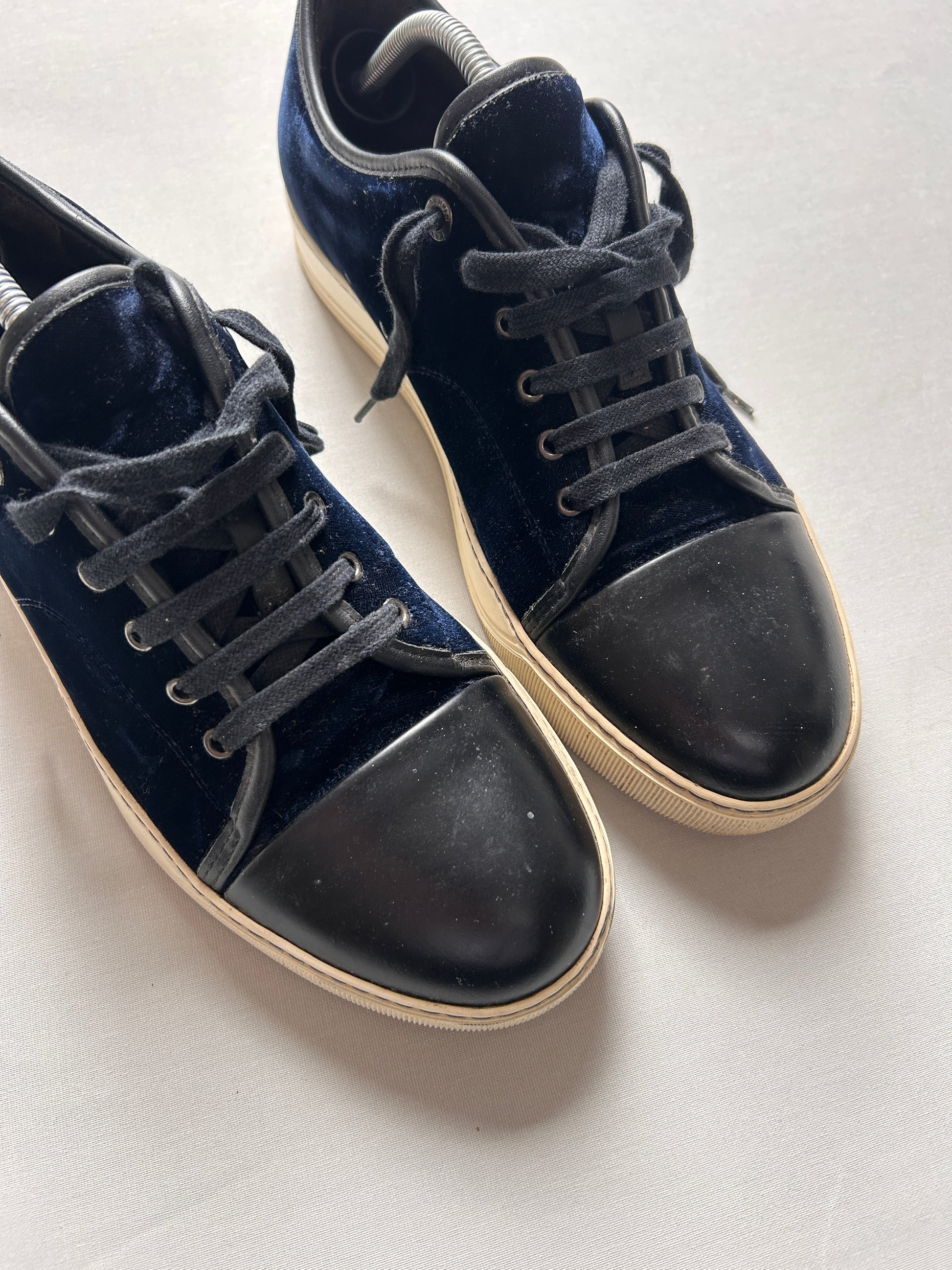 LANVIN DB11 NAVY SUEDE (44/44,5EU)