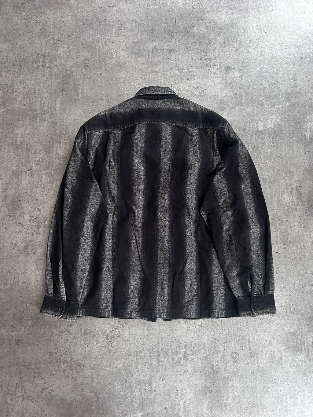 SUPREME STRIPE FLANNEL ZIP UP FW23 (XL)