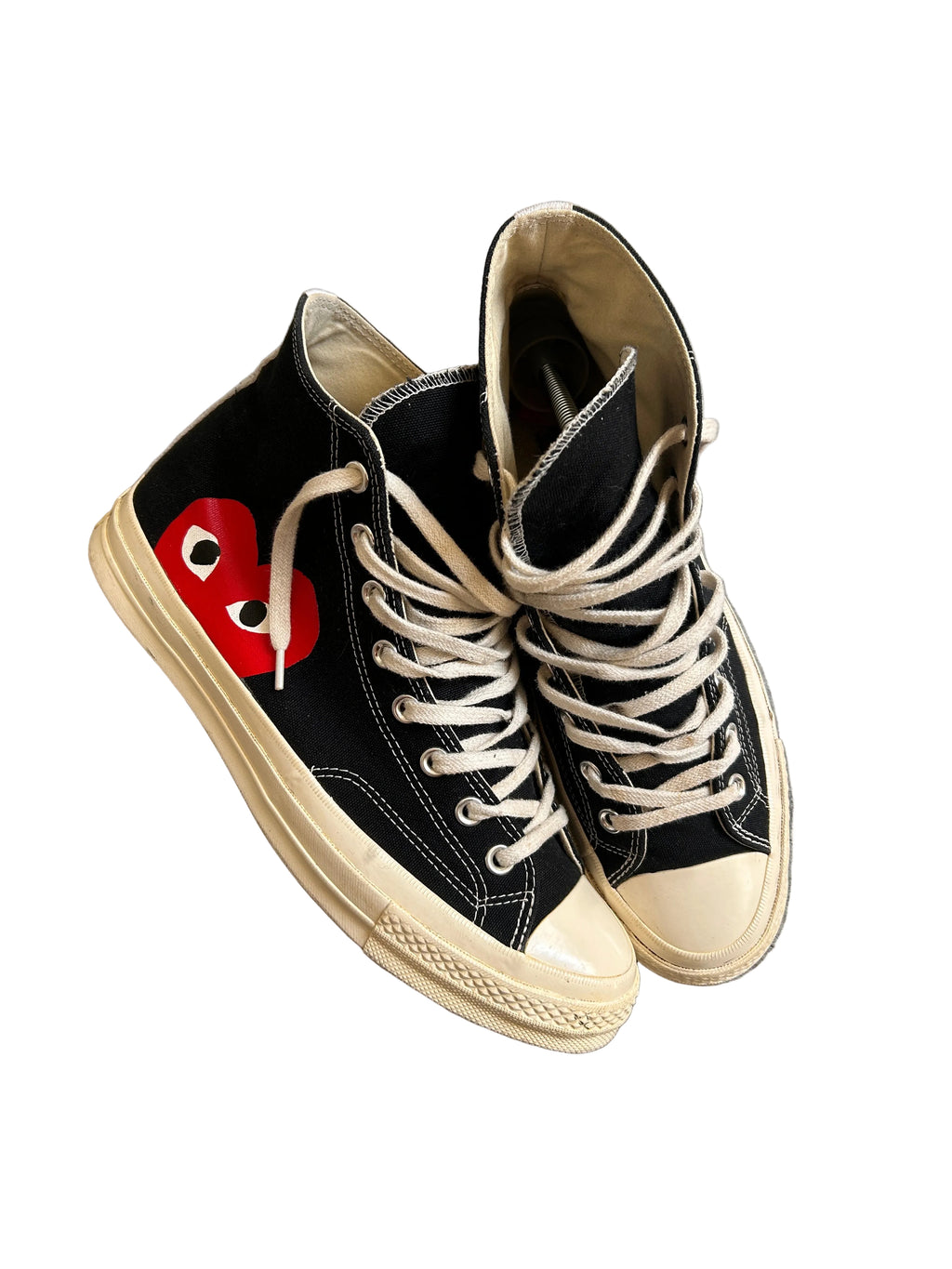 CONVERSE X CDG HIGH “BLACK” (44/44.5)